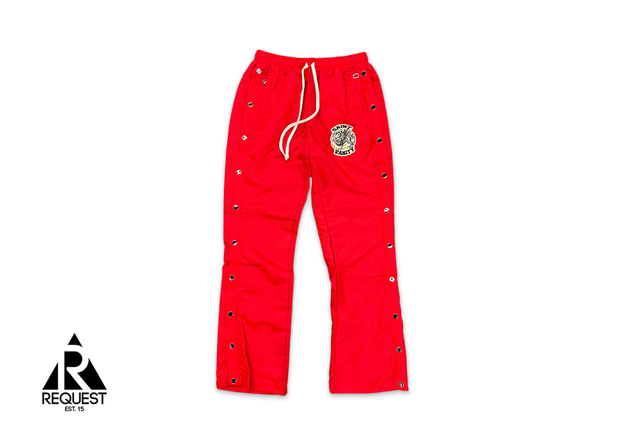 Saint Vanity Nylon Track Pants "Red"