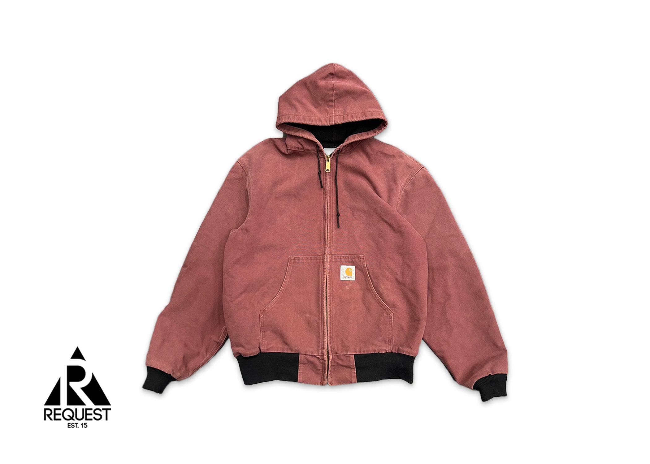 Vintage, Carhartt Hooded Zip Up Jacket "Redwood”