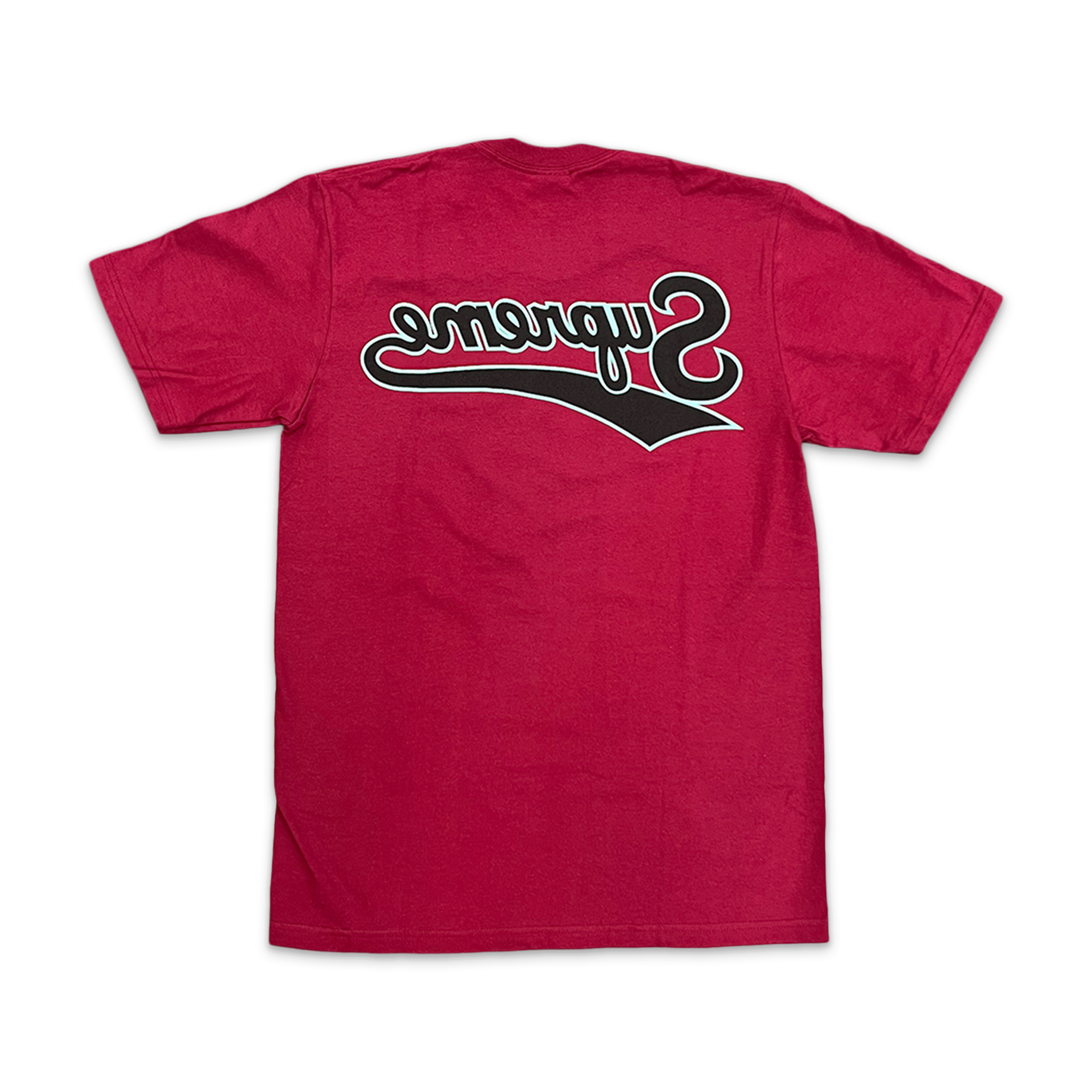 Supreme, Backwards Tee "Cardinal"