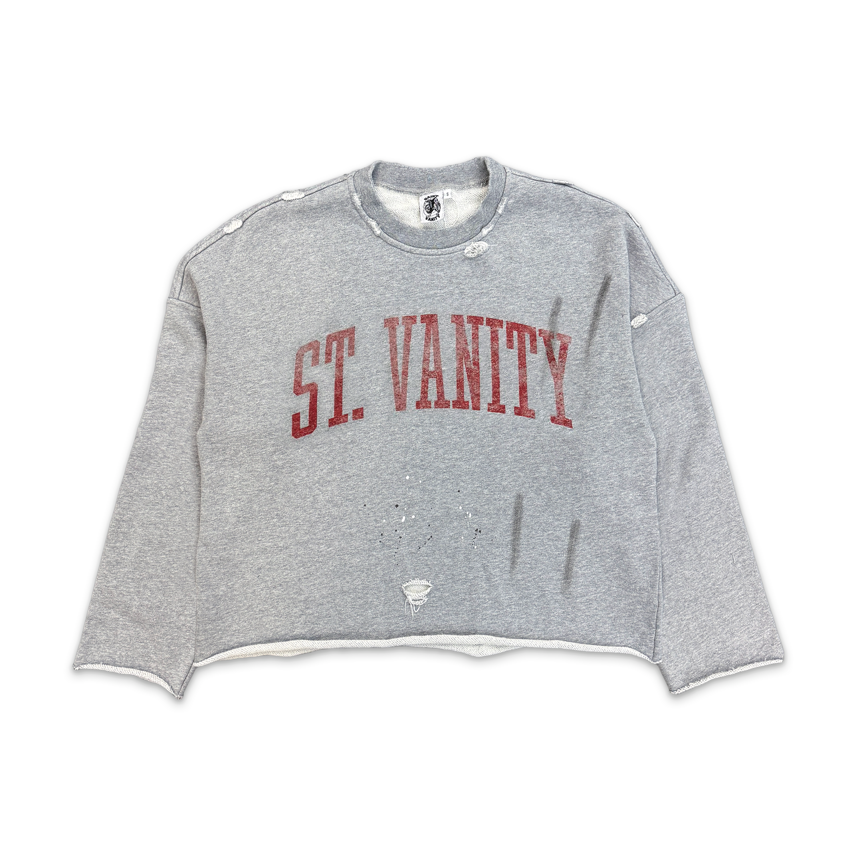 Dawgs Crewneck "Grey Red"
