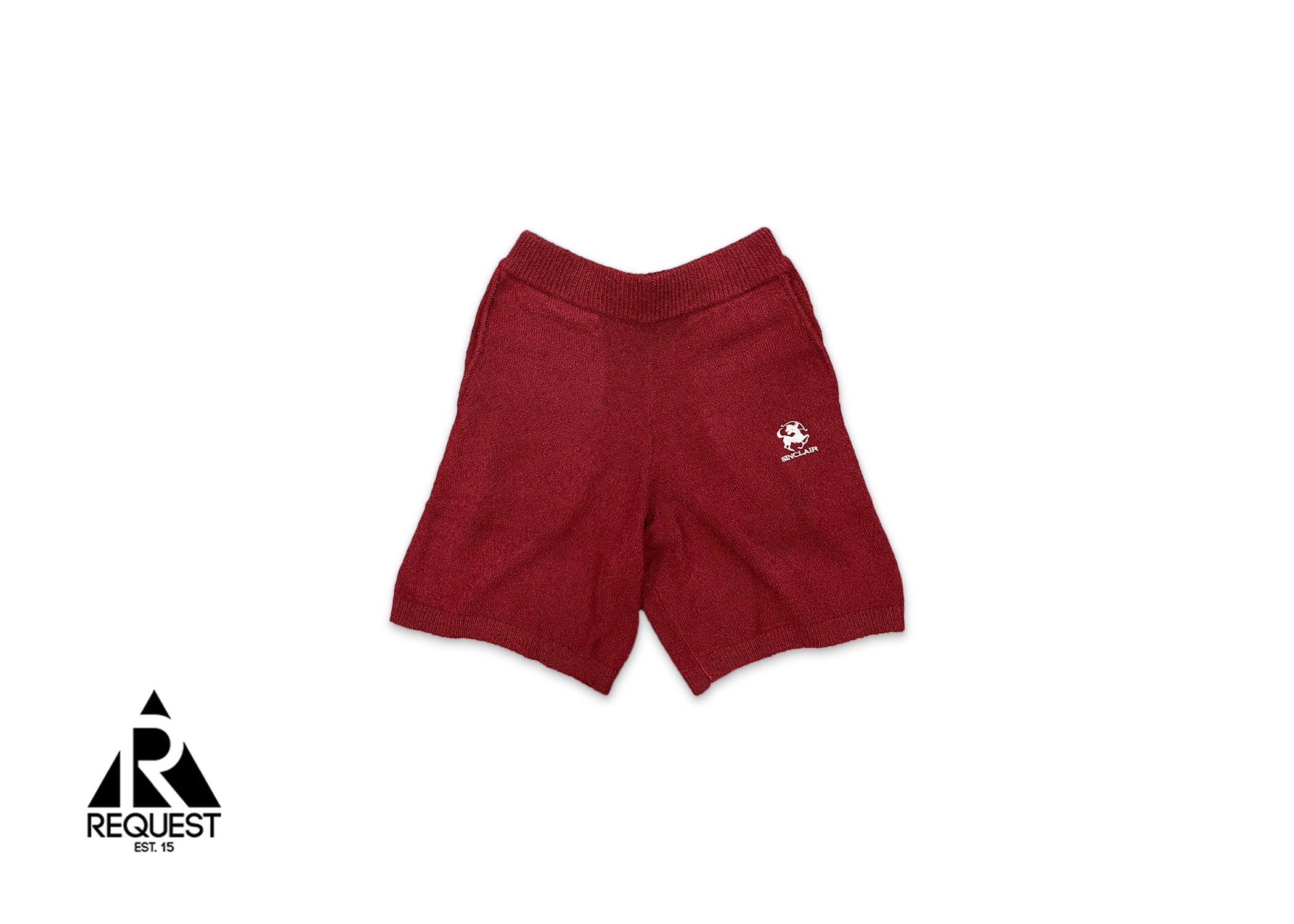 Sinclair Boucle Shorts "Maroon"