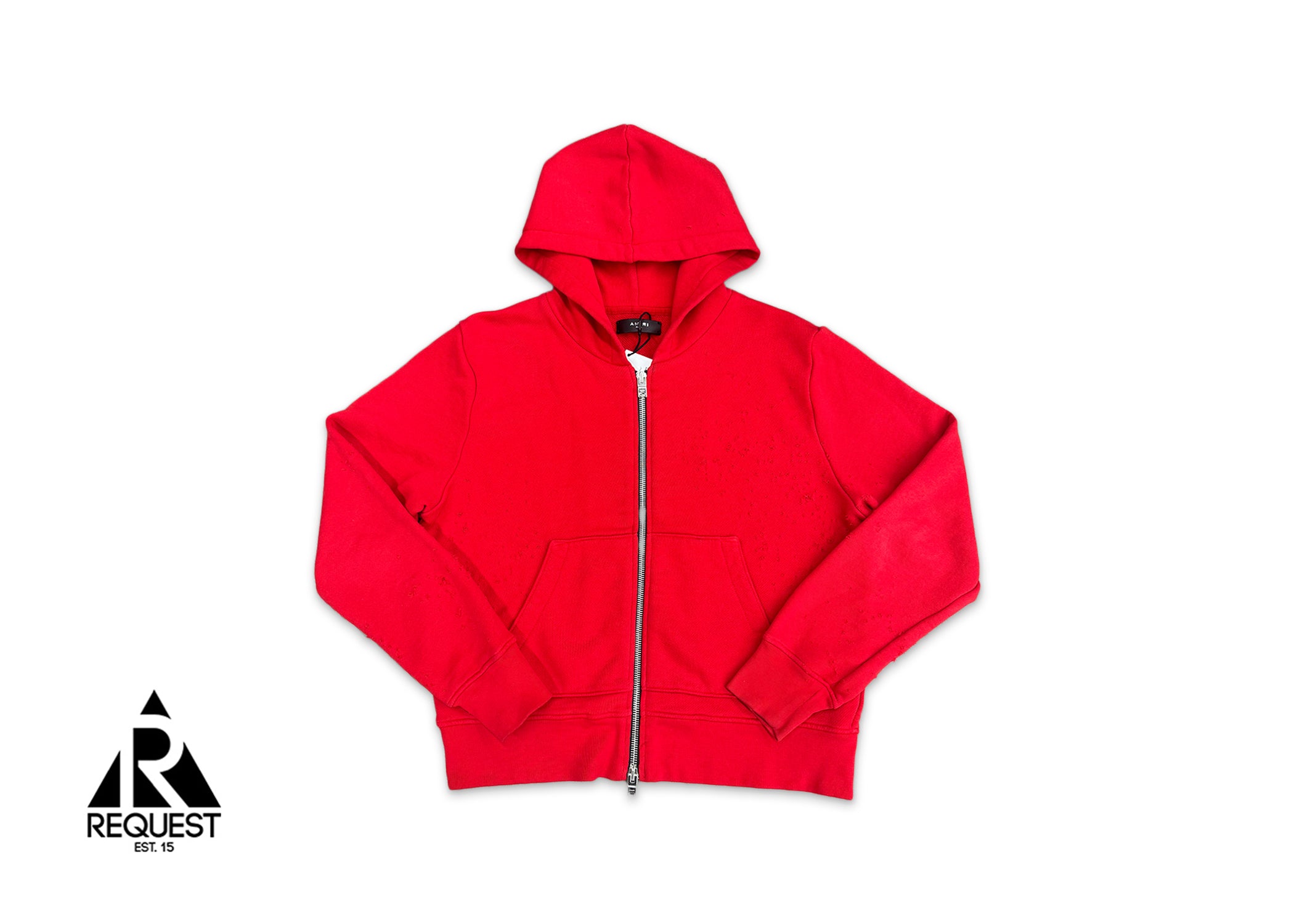 Amiri, Shotgun Zip Hoodie "Red"
