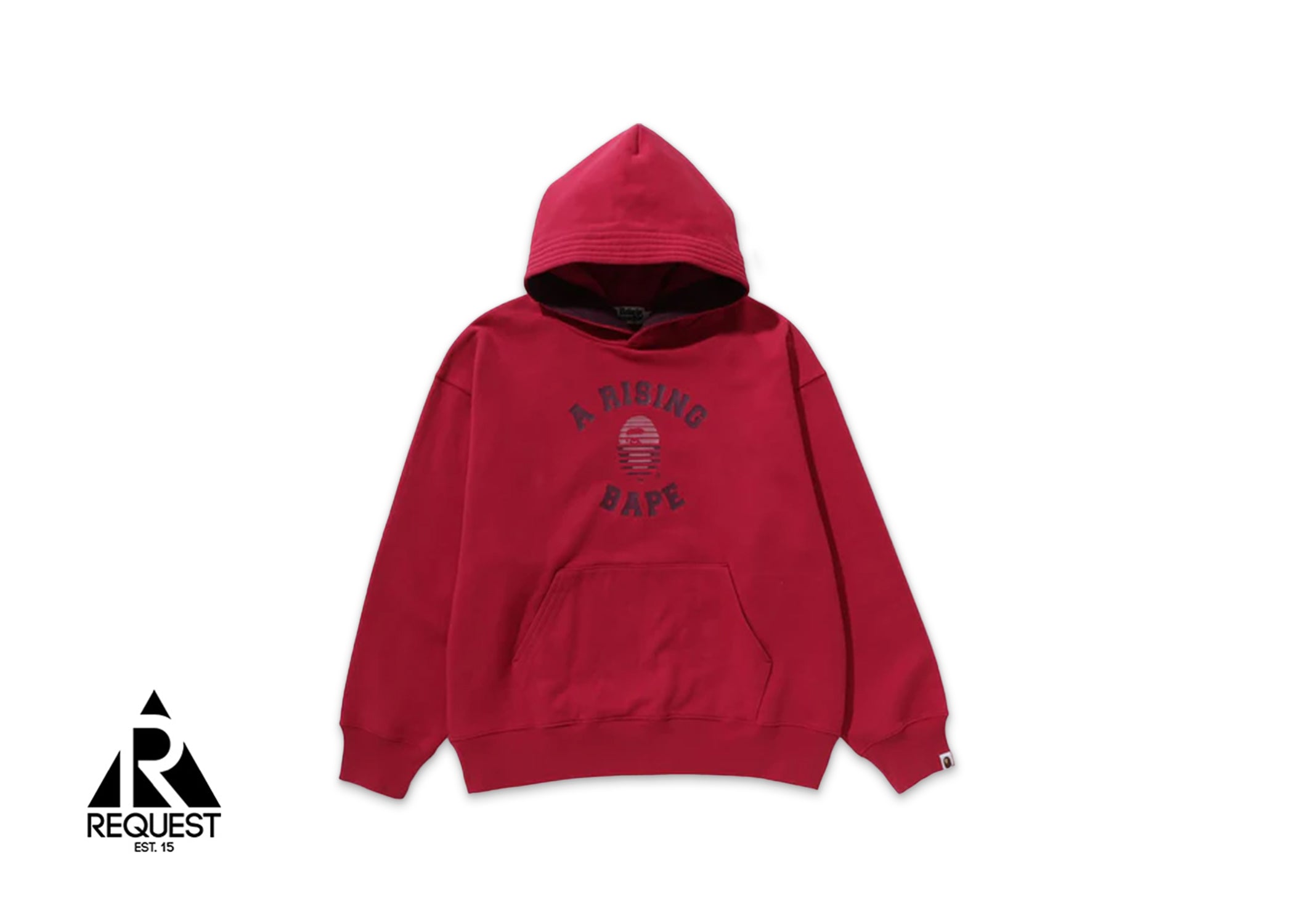 A Bathing Ape BAPE Relaxed Fit Rising Bape Hoodie "Purple"