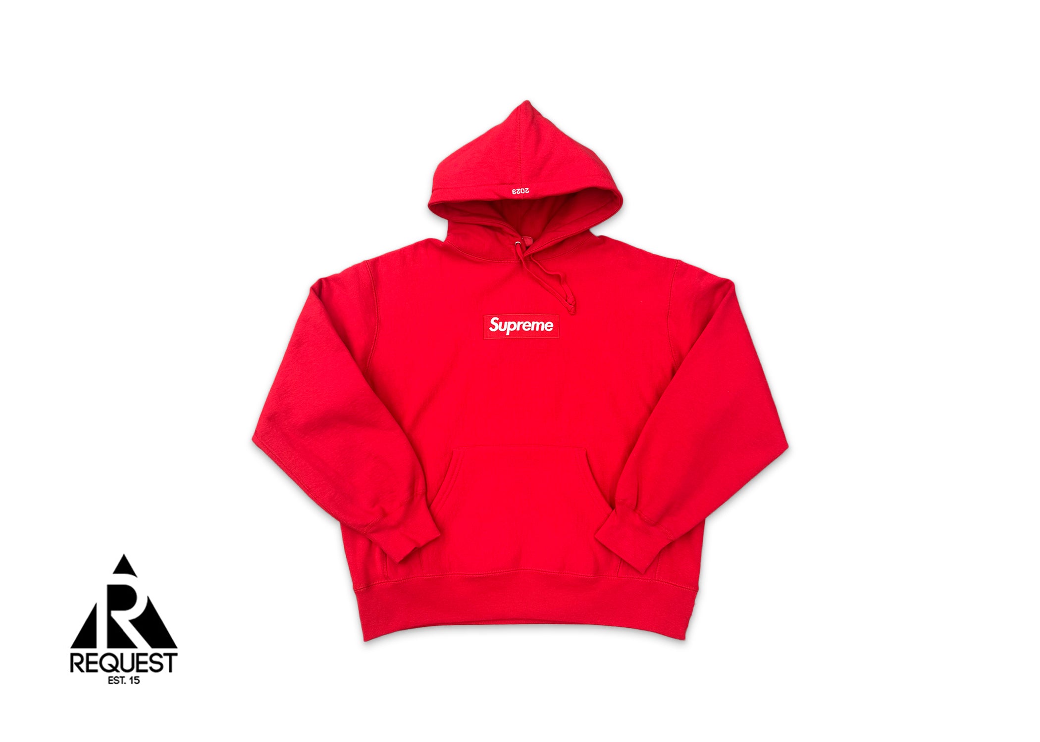 Supreme, Hooded Box Logo Sweatshirt “Red" FW23 (DOOR BUSTER)