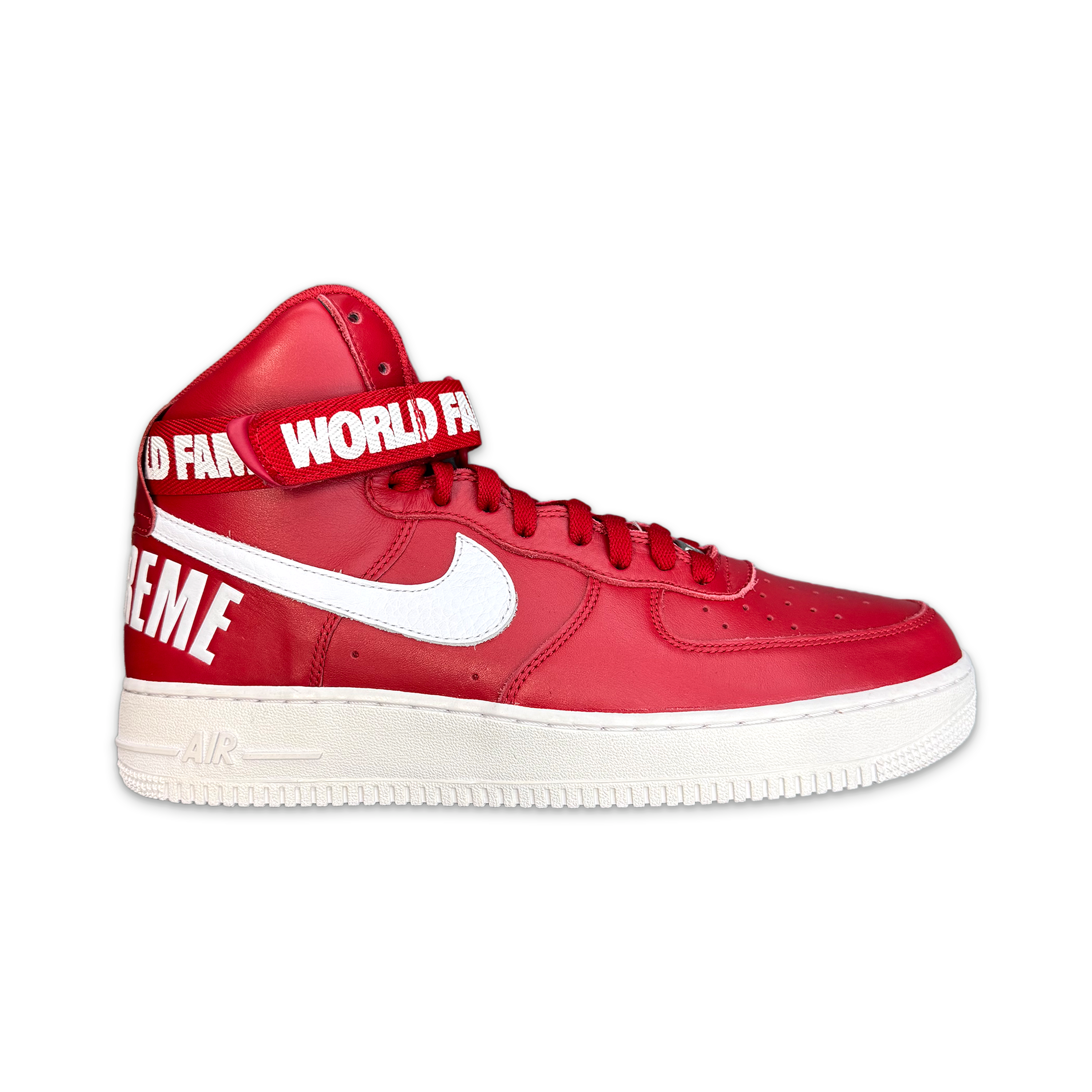 Supreme, Nike Air Force 1 High “World Famous Red"