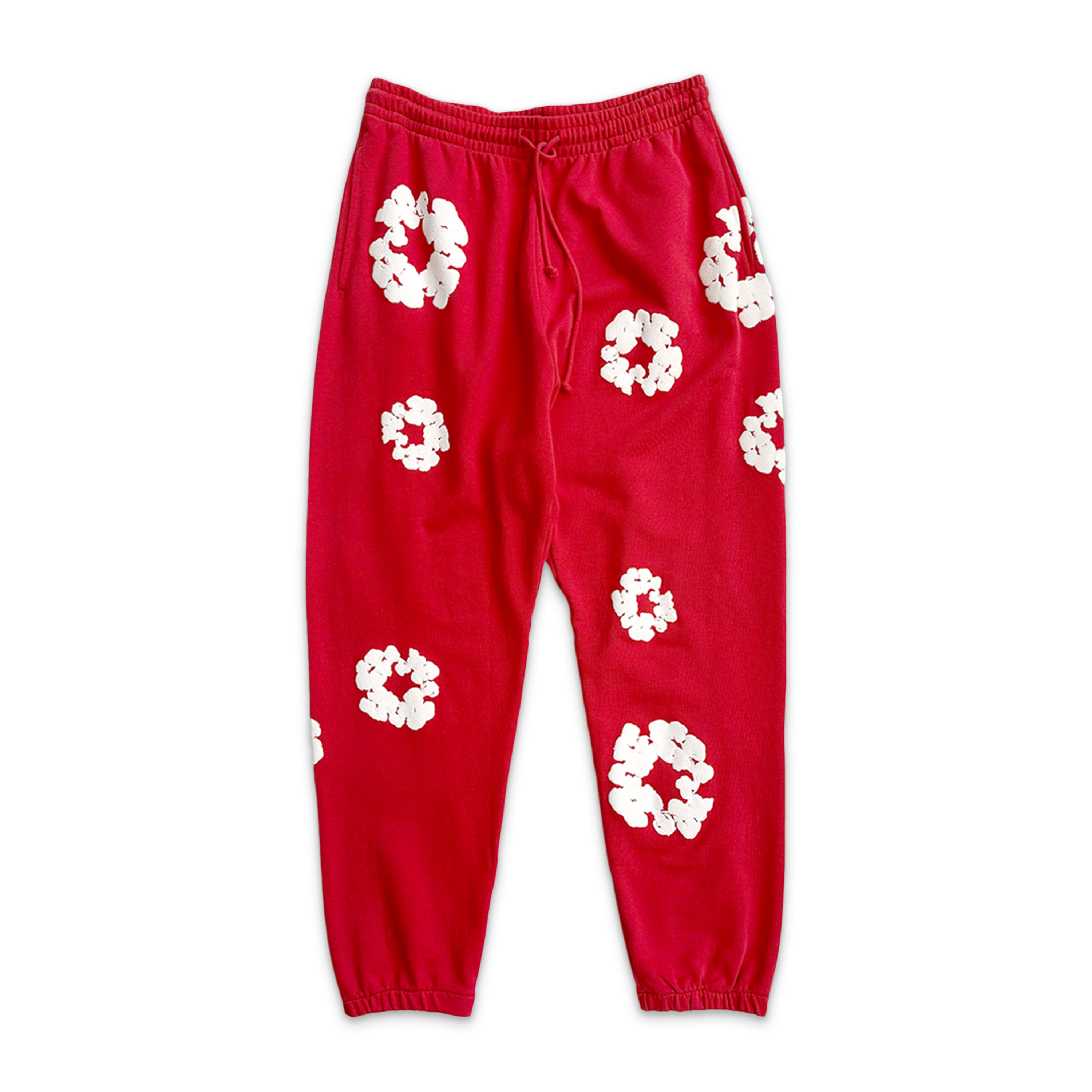 Denim Tears, Cotton Wreath Sweatpants "Red"