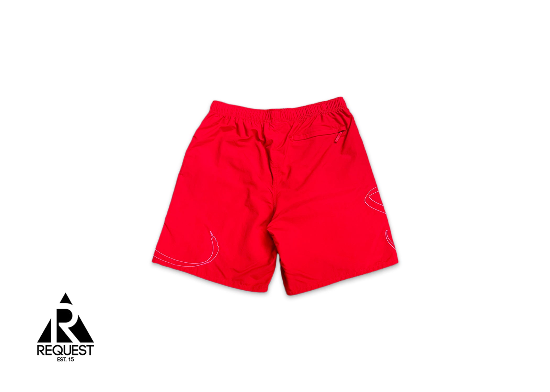 Supreme, Tag Water Shorts SS24 "Red"
