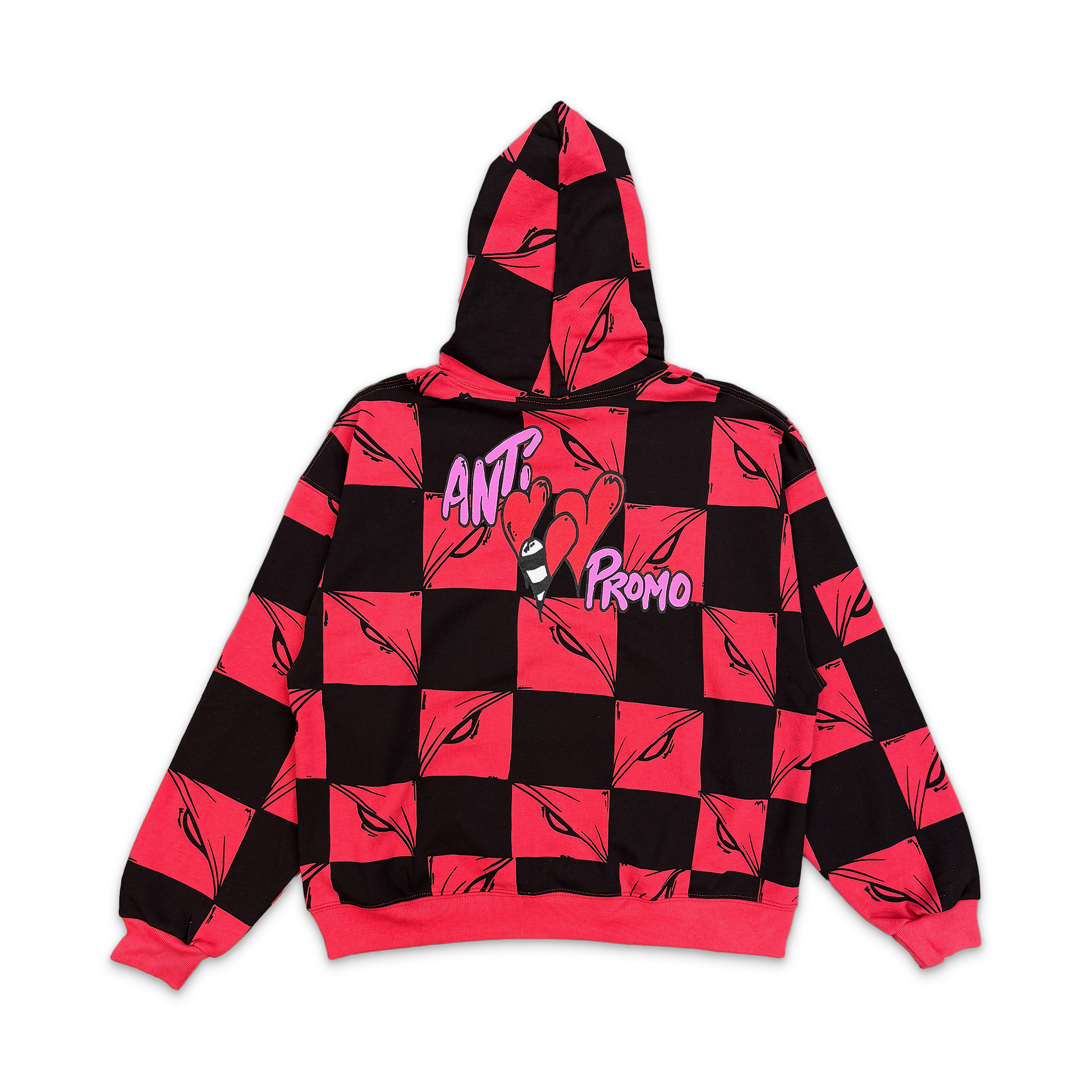 99 Eyes Hoodie "Red/Black"