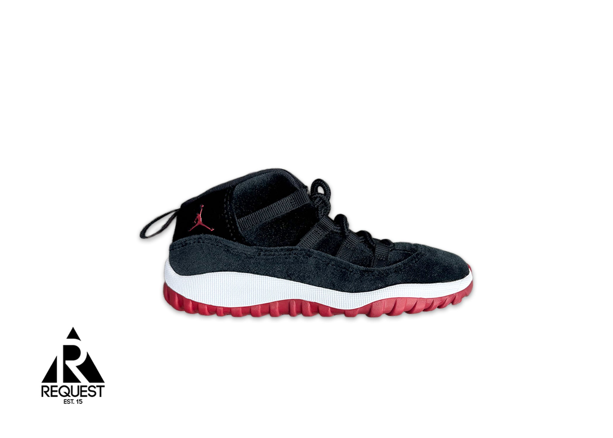 Request, Air Jordan 11 Retro Low "Bred Velvet" (TD)