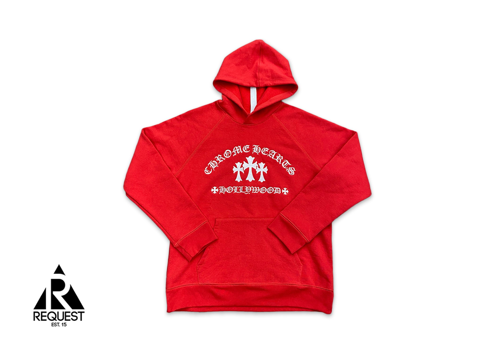 Chrome Hearts Cross Hoodie “Red Hollywood”