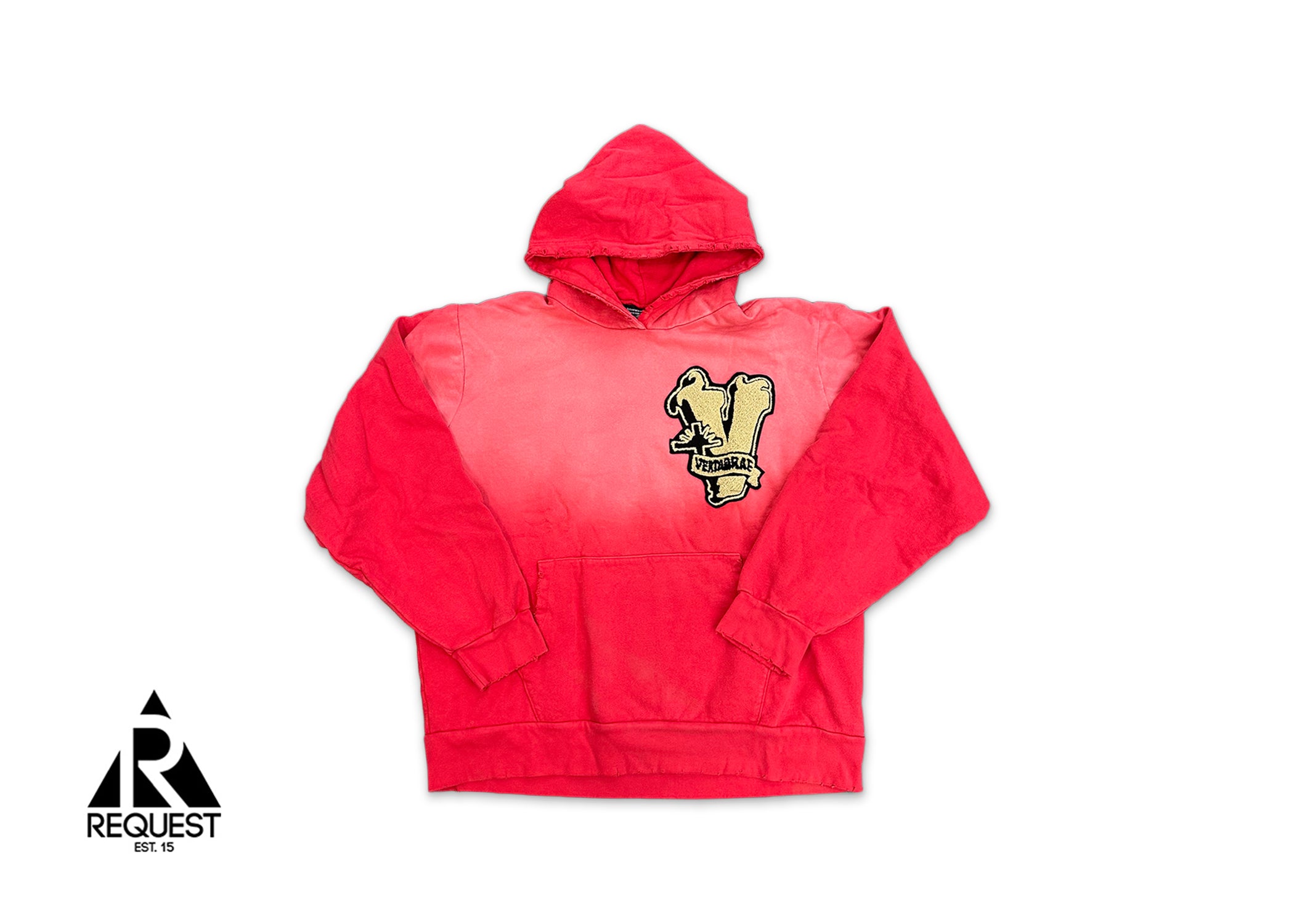 Vertabrae, Logo Hoodie "Washed Red"