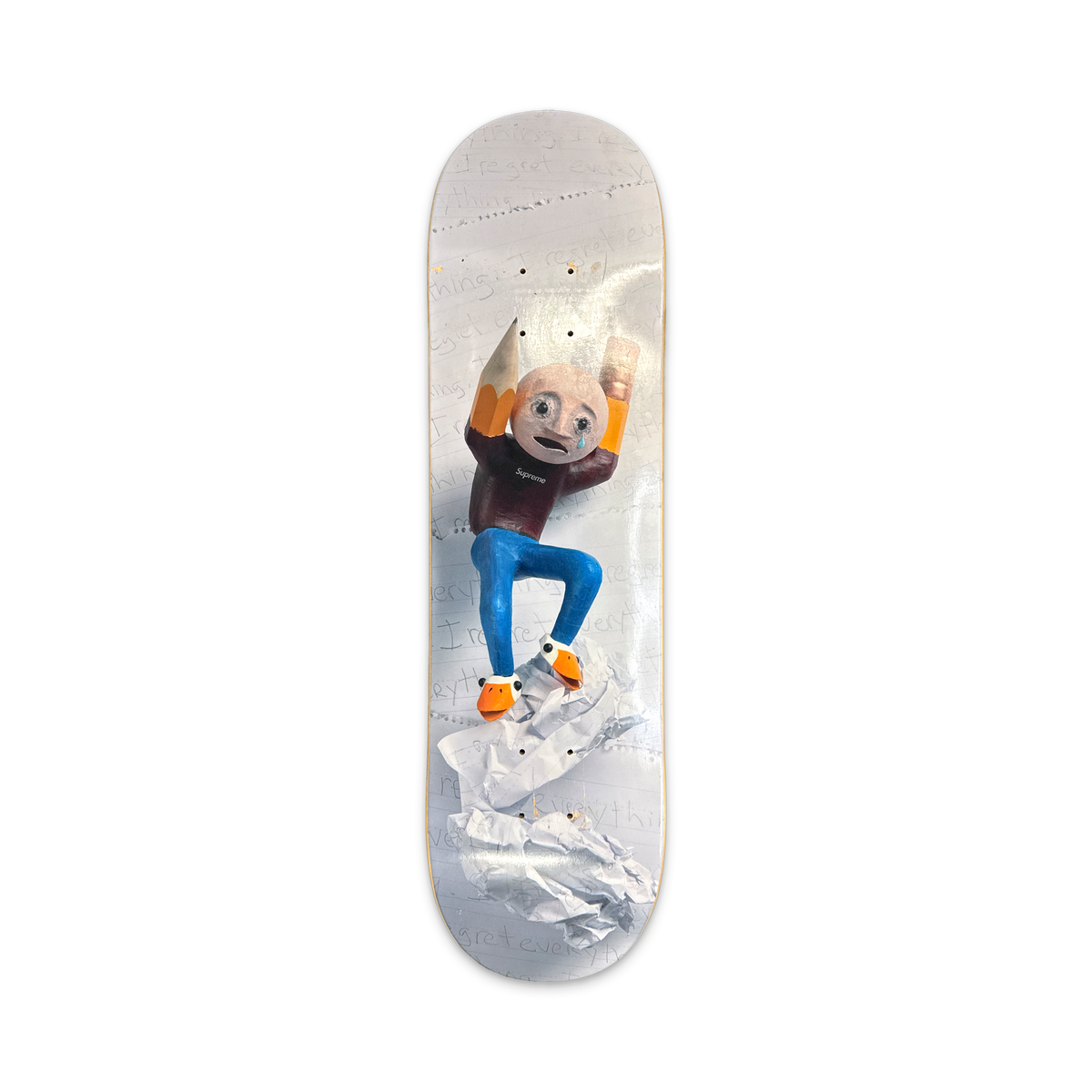 Supreme Mike Hill Regretter Skateboard Deck "Multi"