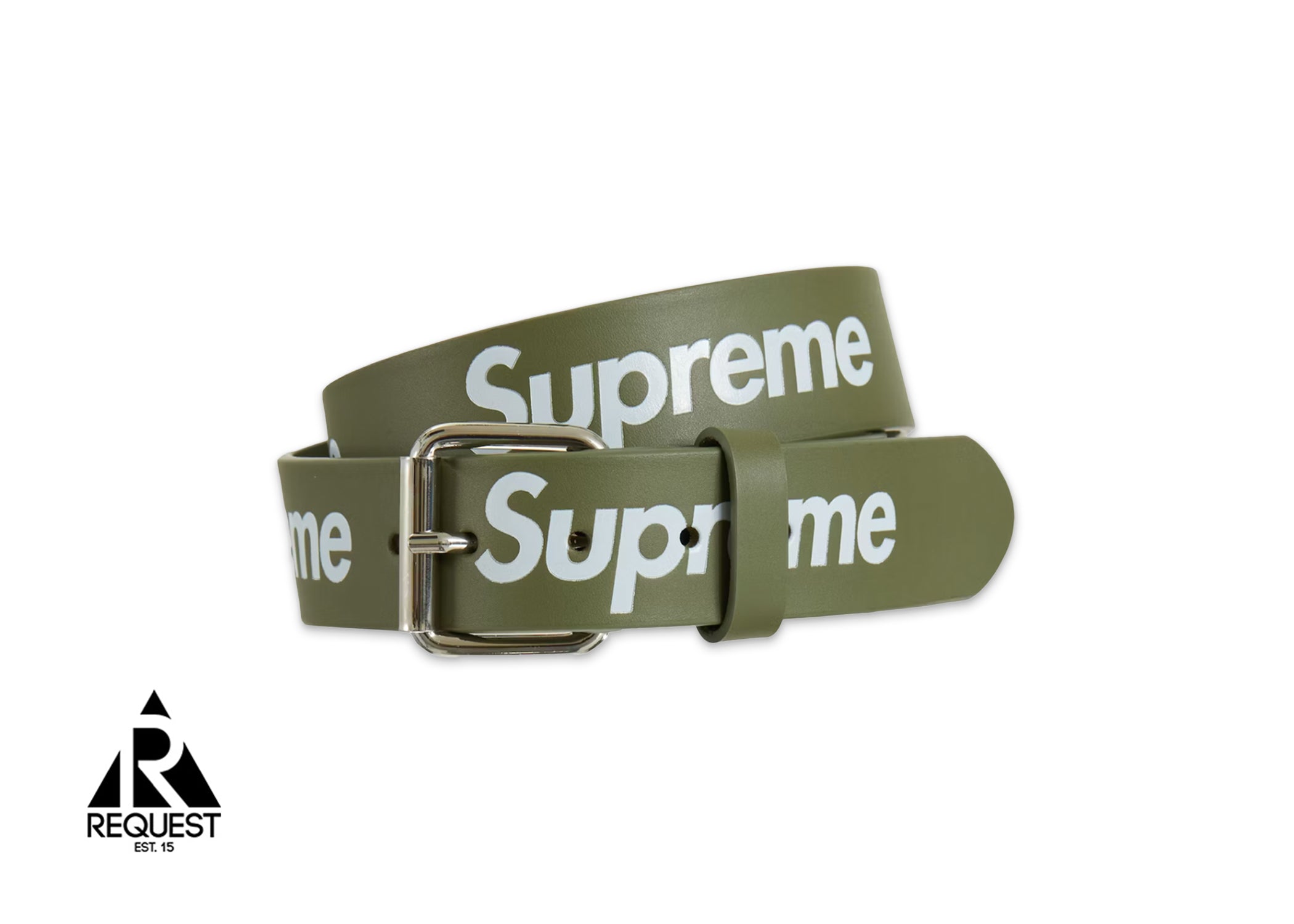 Supreme Repeat Leather Belt 