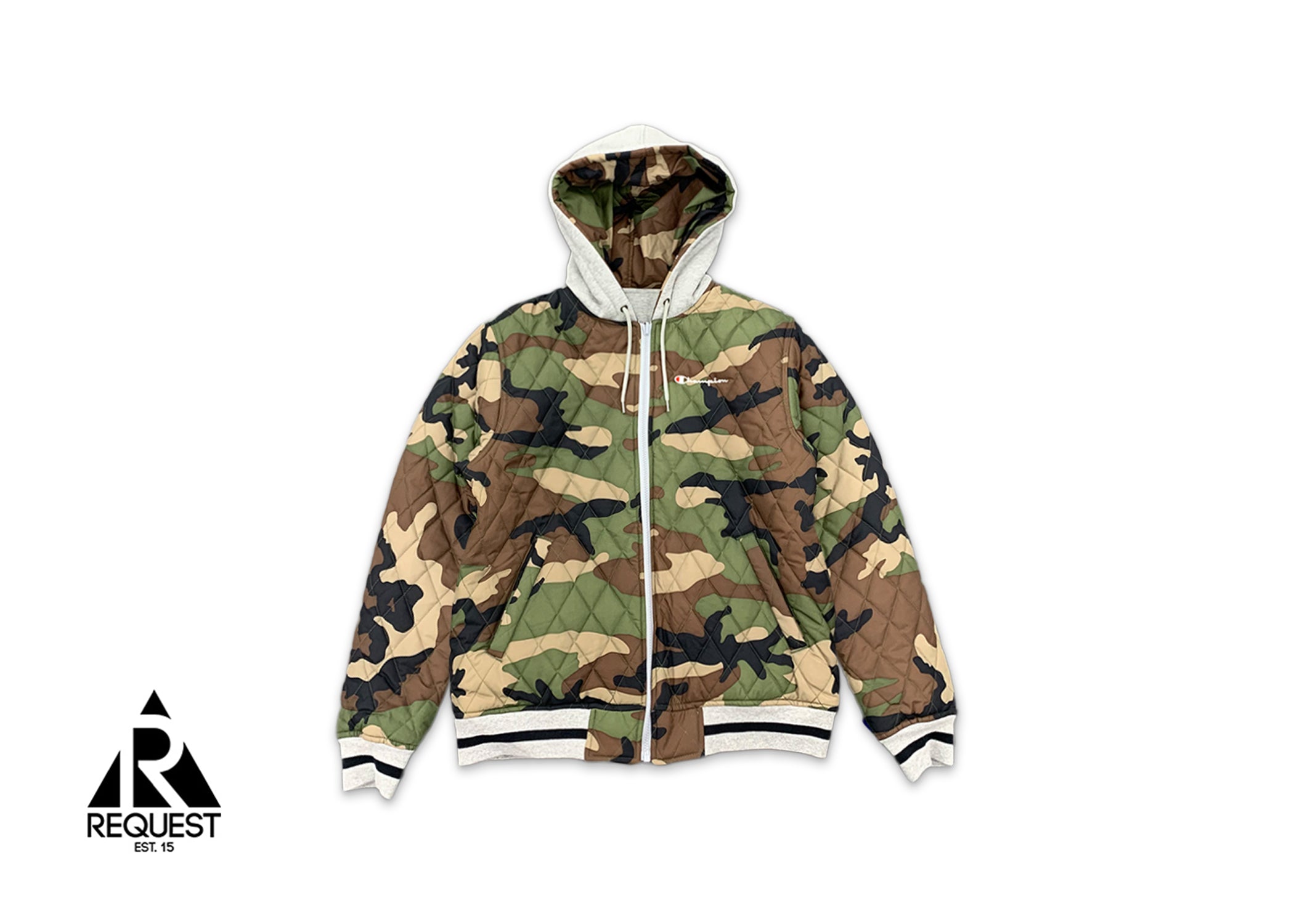 Supreme, Champion Reversible Hooded Jacket "Camo"