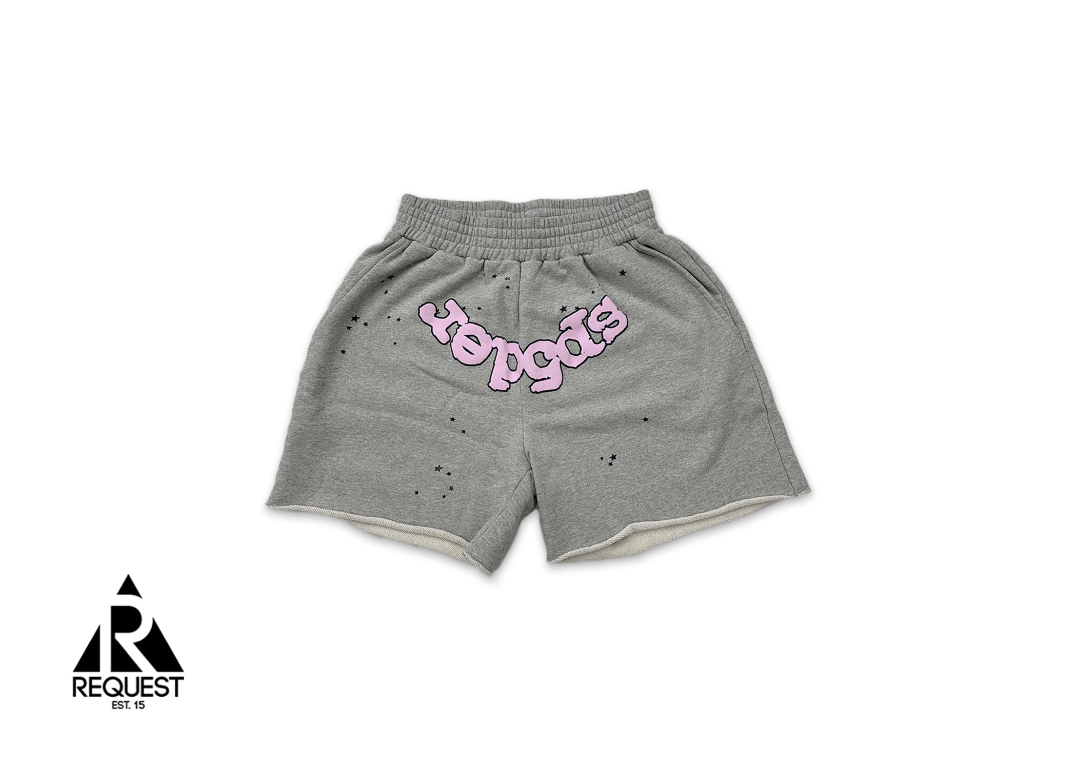 Sp5der OG Web Sweatshorts "Grey"