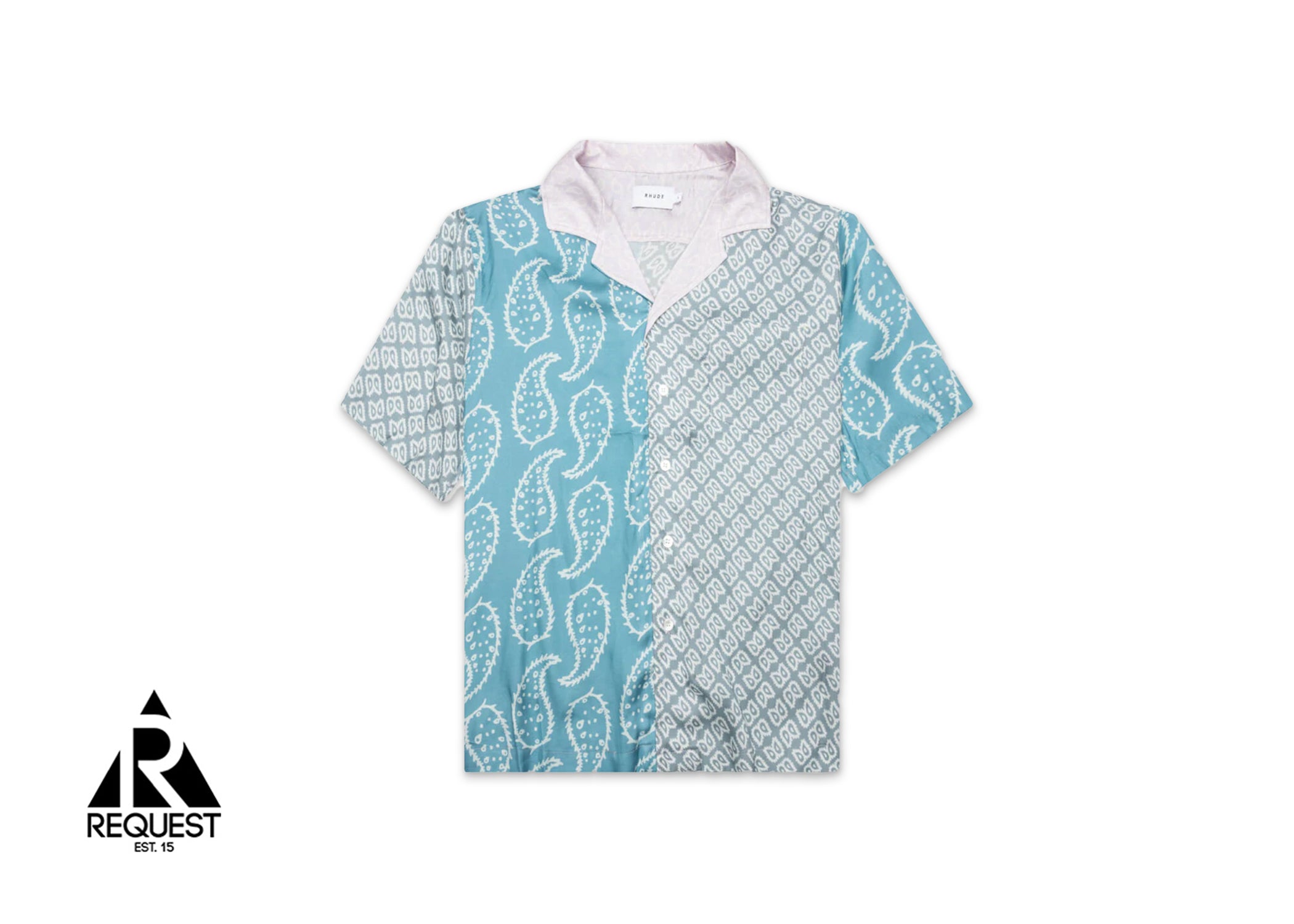 Rhude Multi Paisley Button Down Tee "Multicolor"