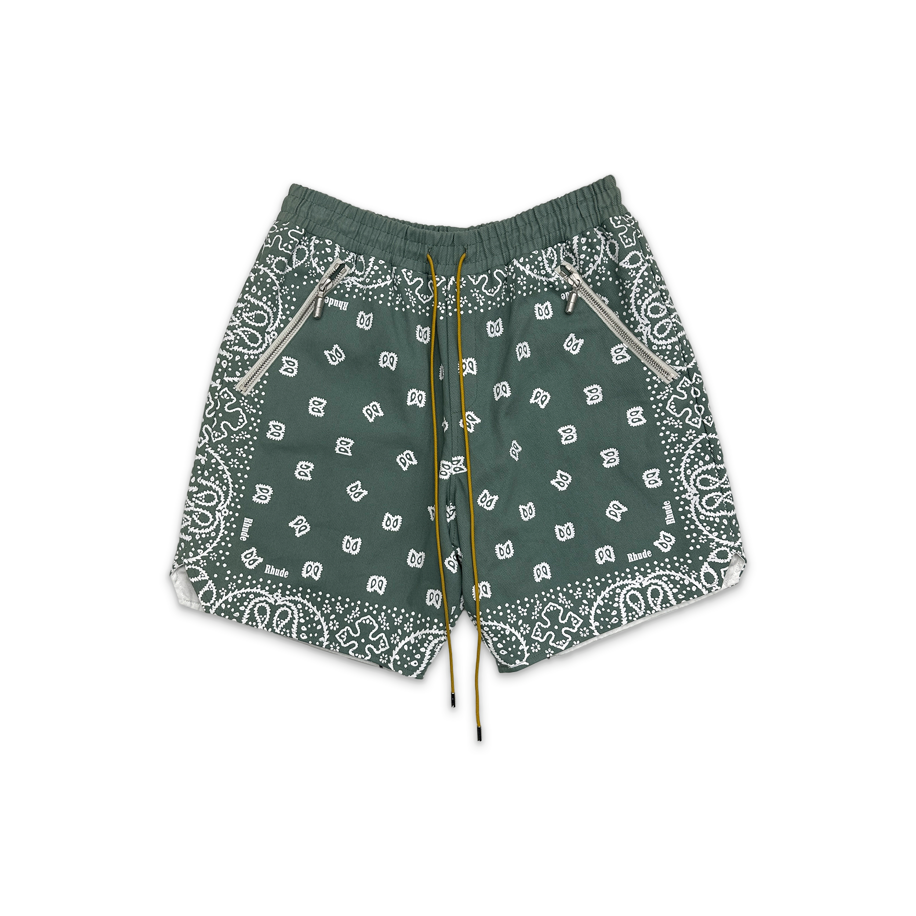 Rhude, Bandana Shorts "Sage"