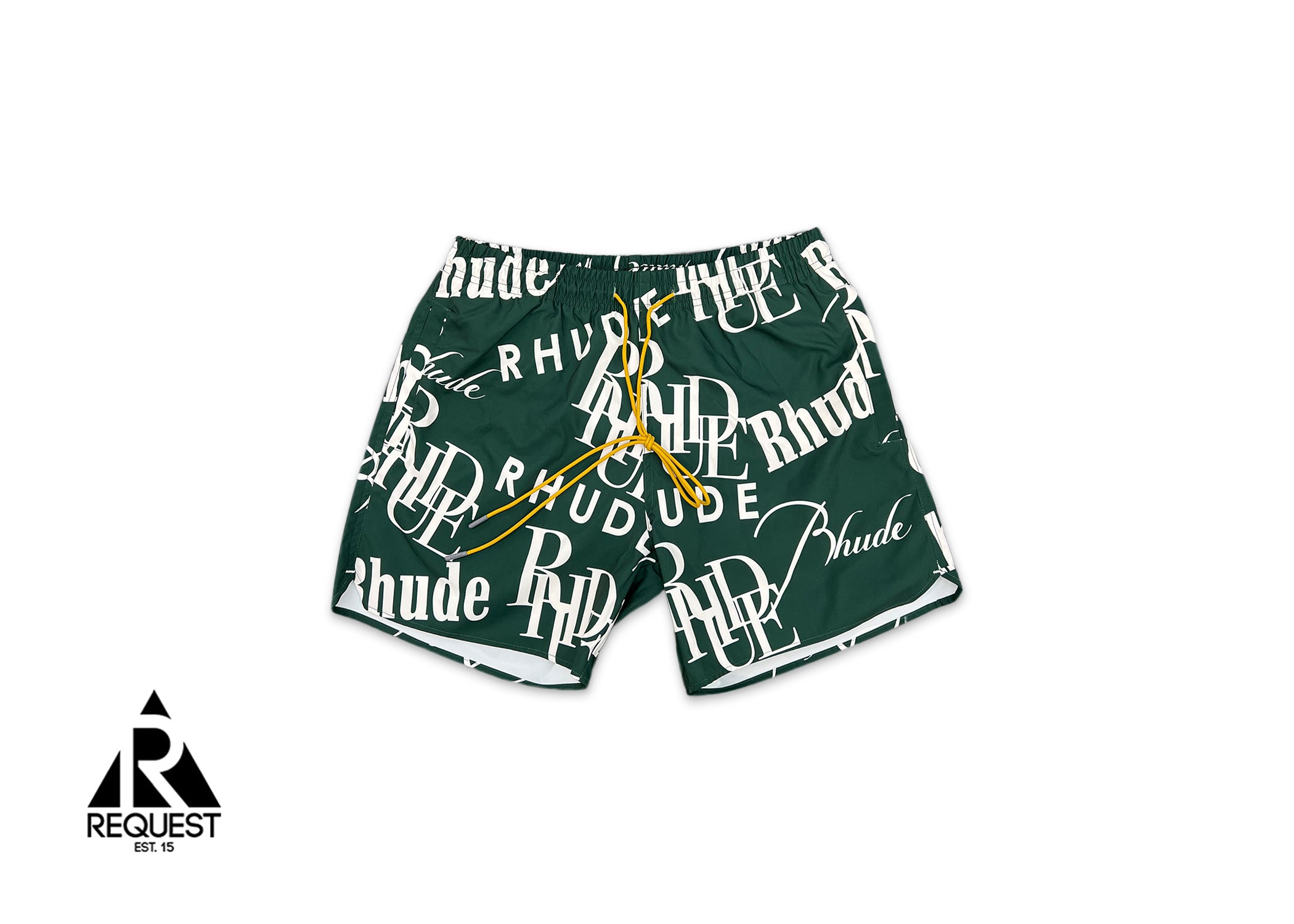 Rhude, LogoMania Trunks "Forest Green"