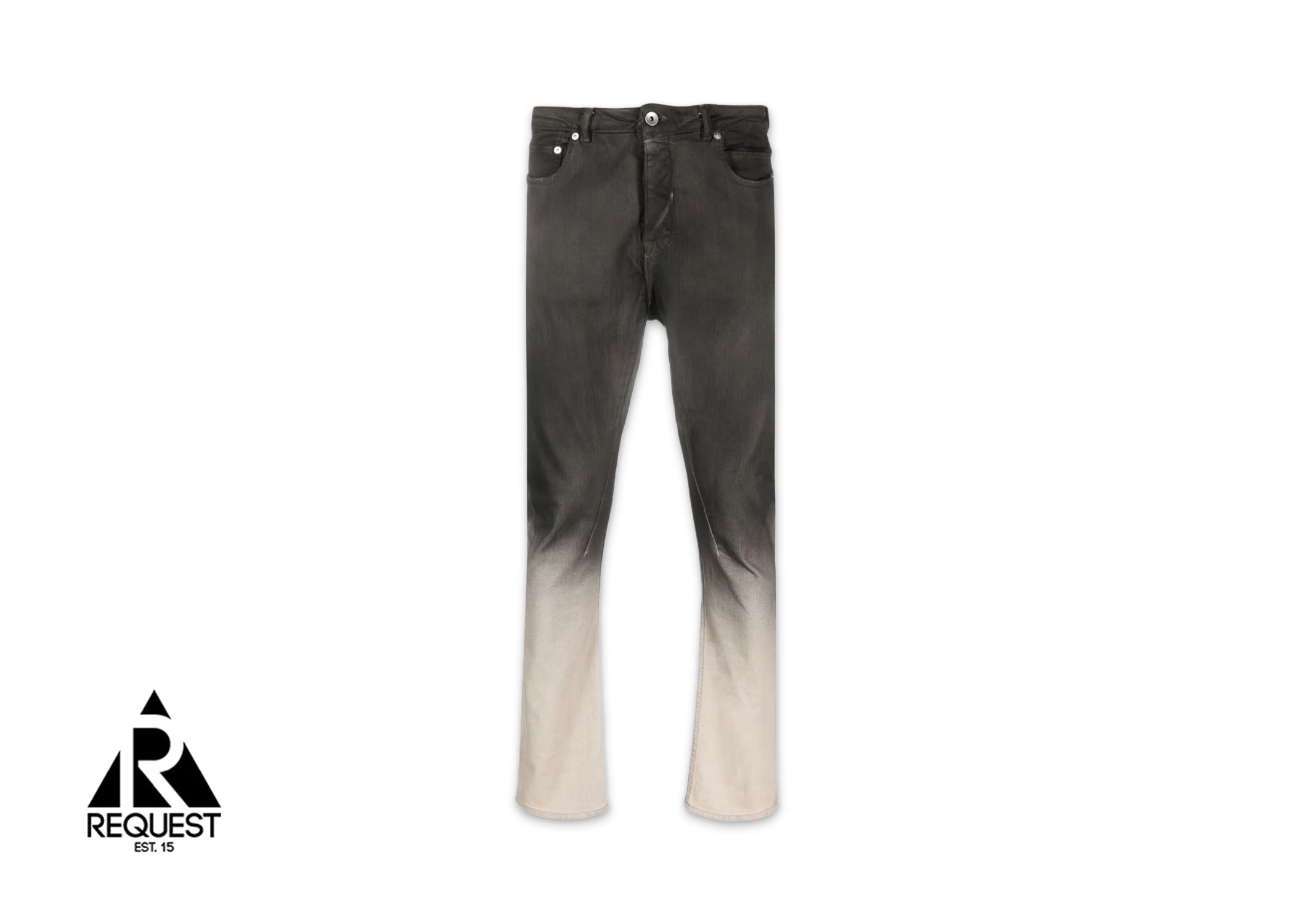 Rick Owens DRKSHDW Gradient Detroit Cut Denim "Black Pearl"