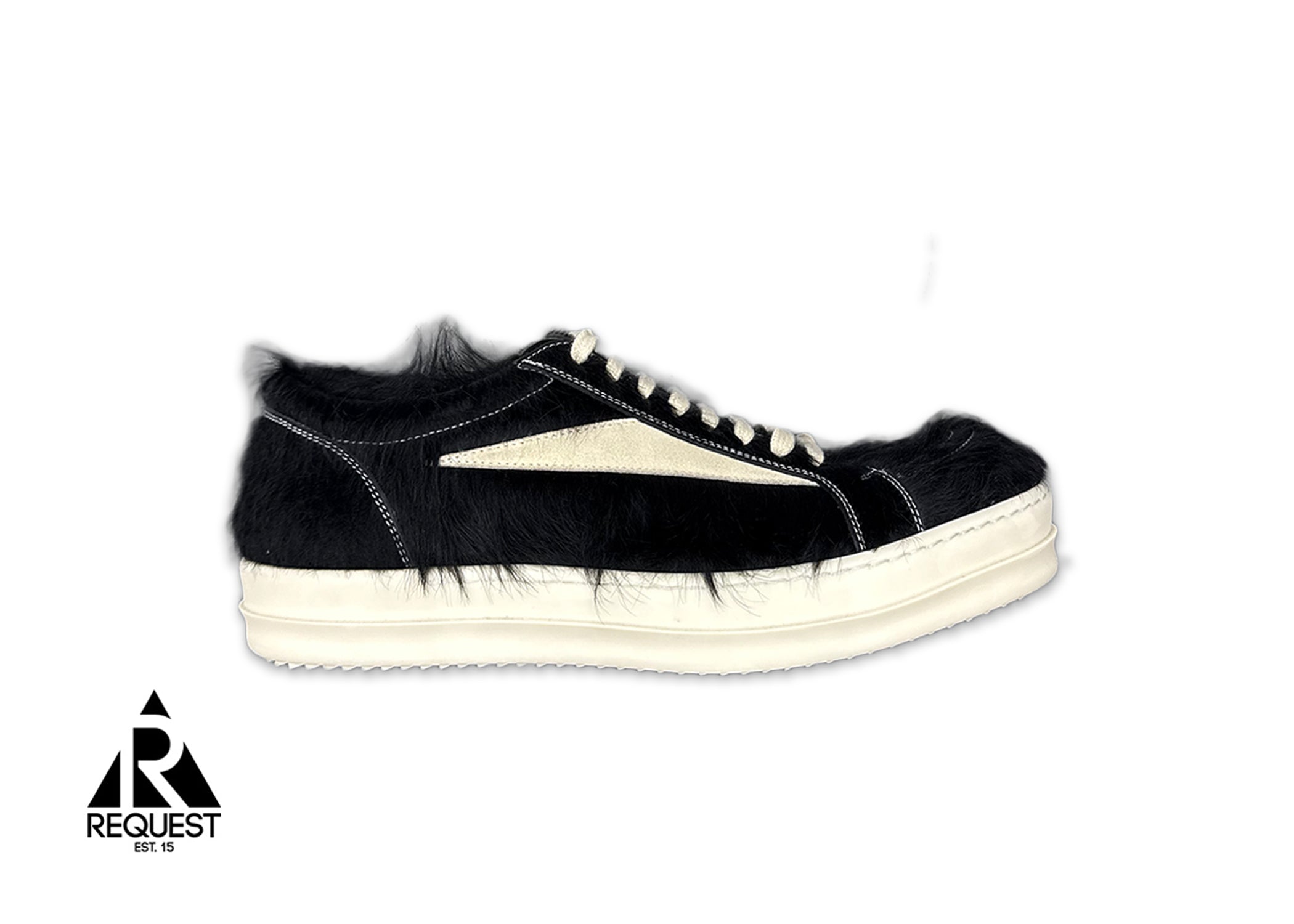 Lido Runaway Vintage Low "Black Milk Calf Fur"