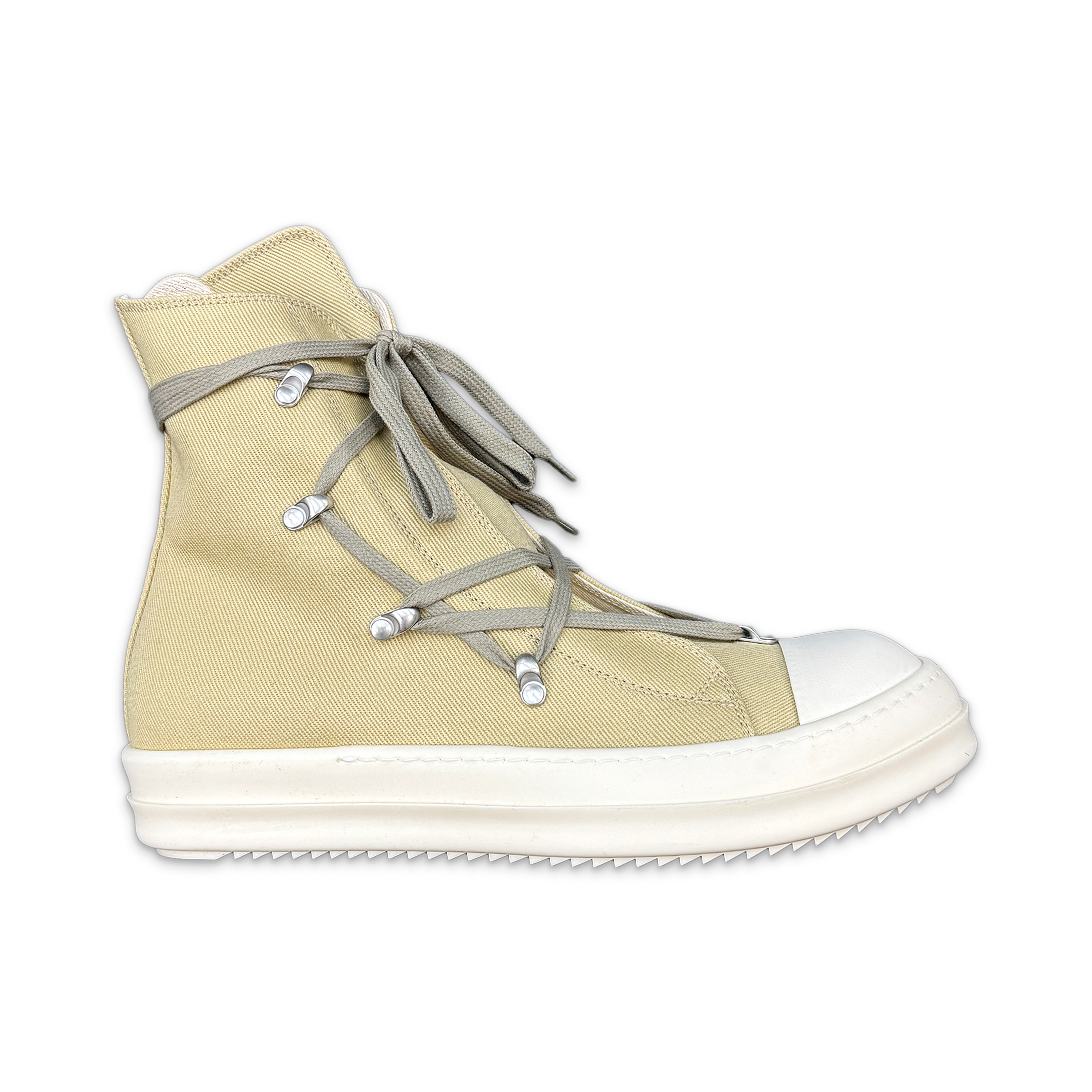 Rick Owens DRKSHDW, Hollywood Hexa Ramones High "Parchment Pearl"