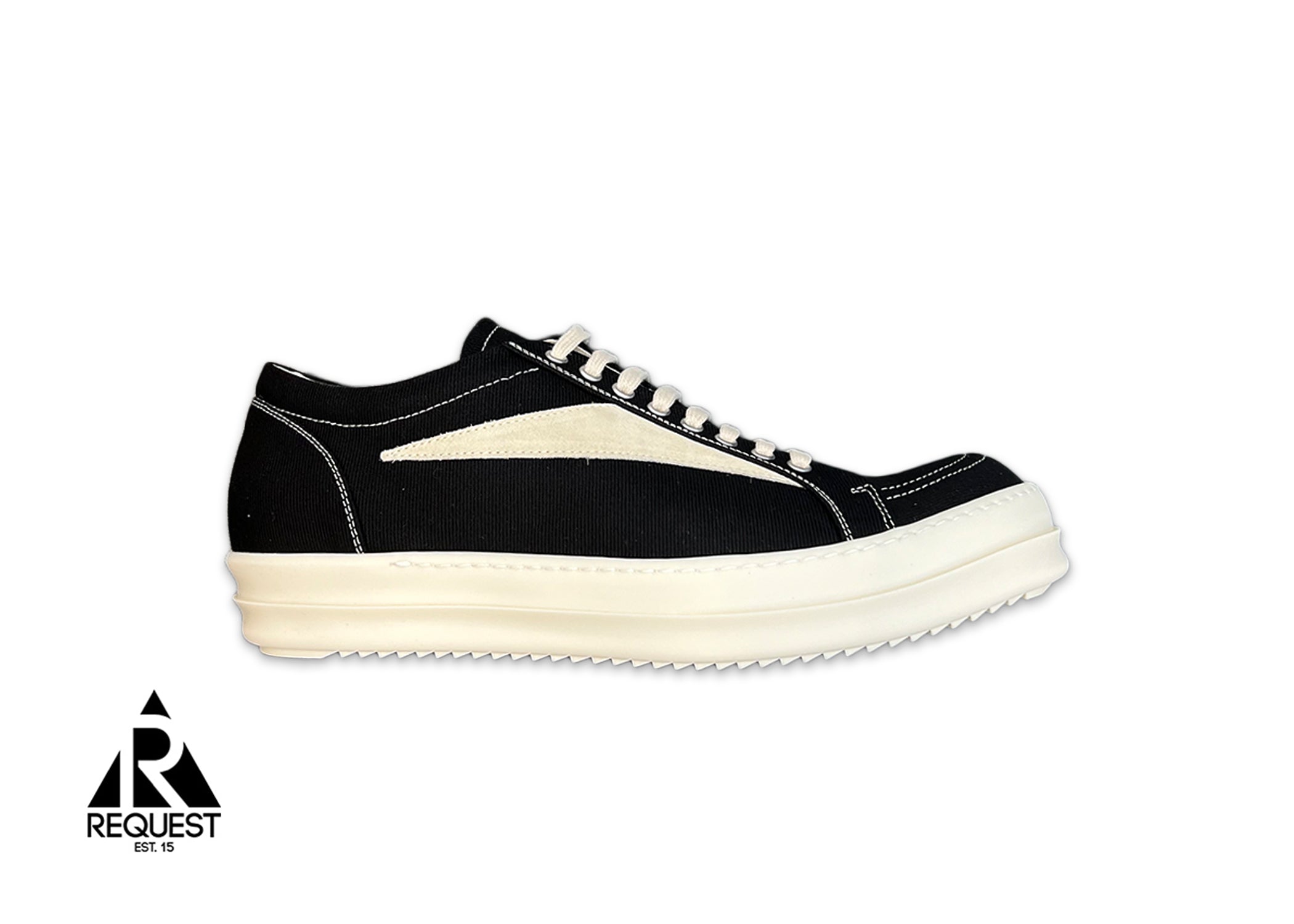 Rick Owens DRKSHDW, Porterville Denim Vintage Sneaks "Black"