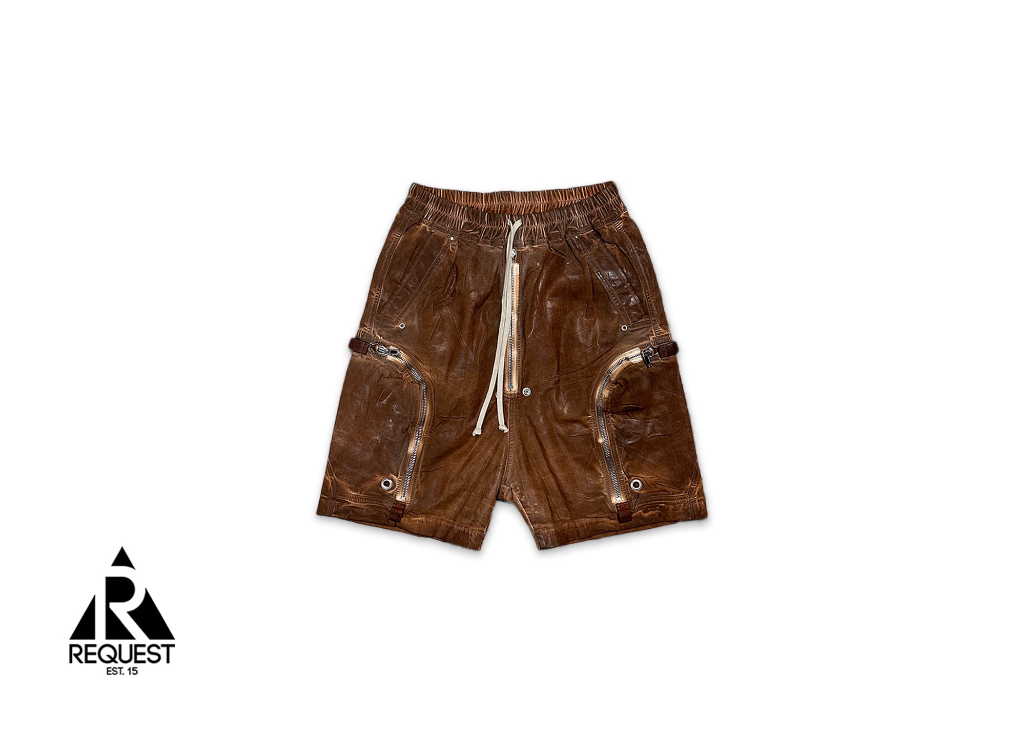 Rick Owens DRKSHDW, Bauhaus Bermuda Shorts "Brown"