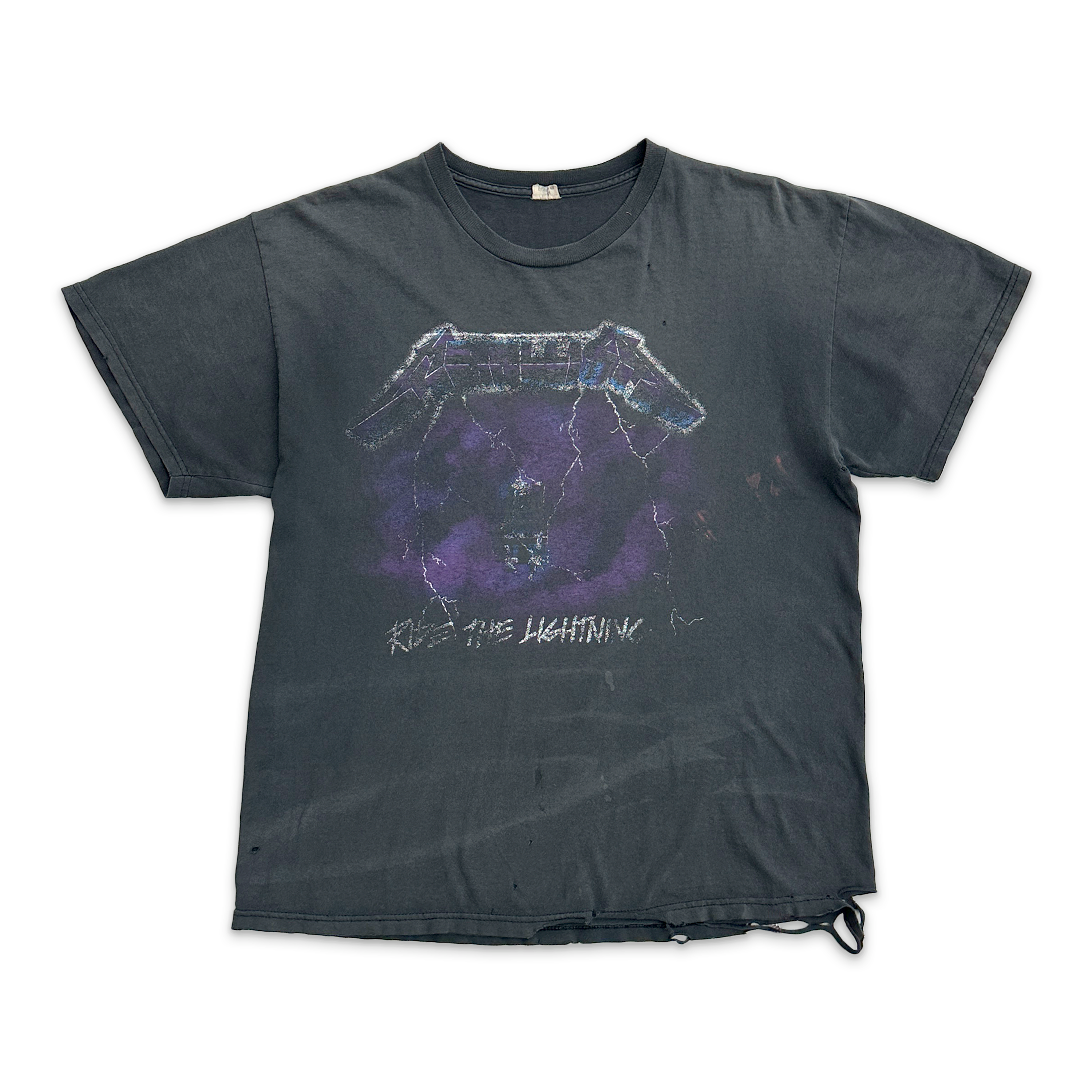 Metallica Ride The Lightning Vintage Tee "Black"