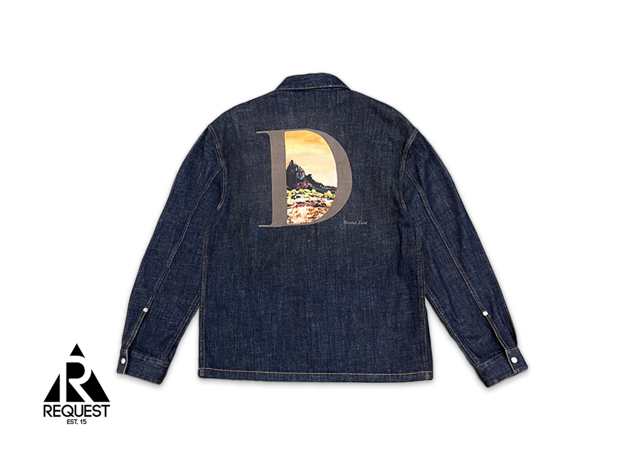 Dior, x Jack Kerouac Denim Overshirt "Blue"