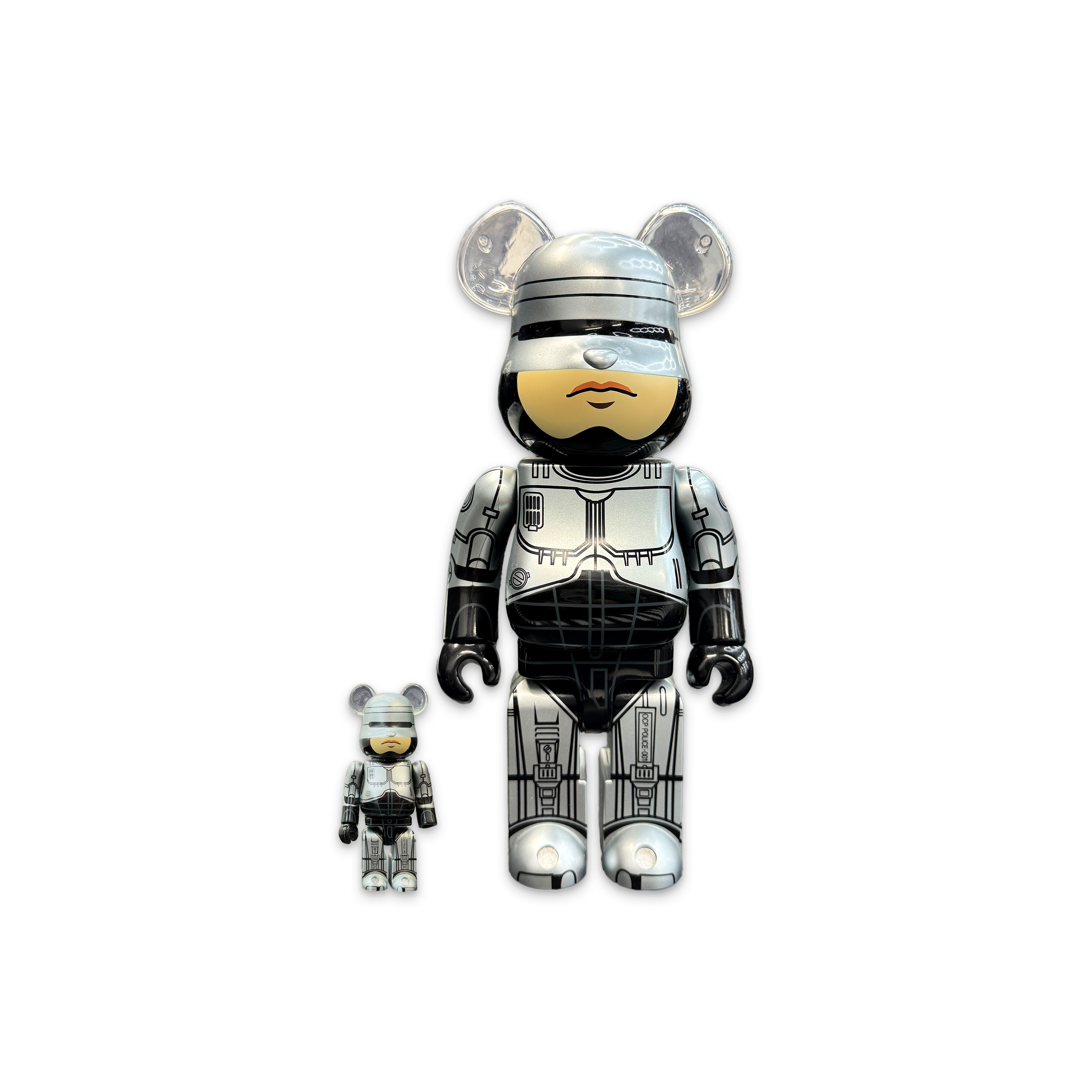 Medicom, ROBOCOP Bearbrick 400% & 100%
