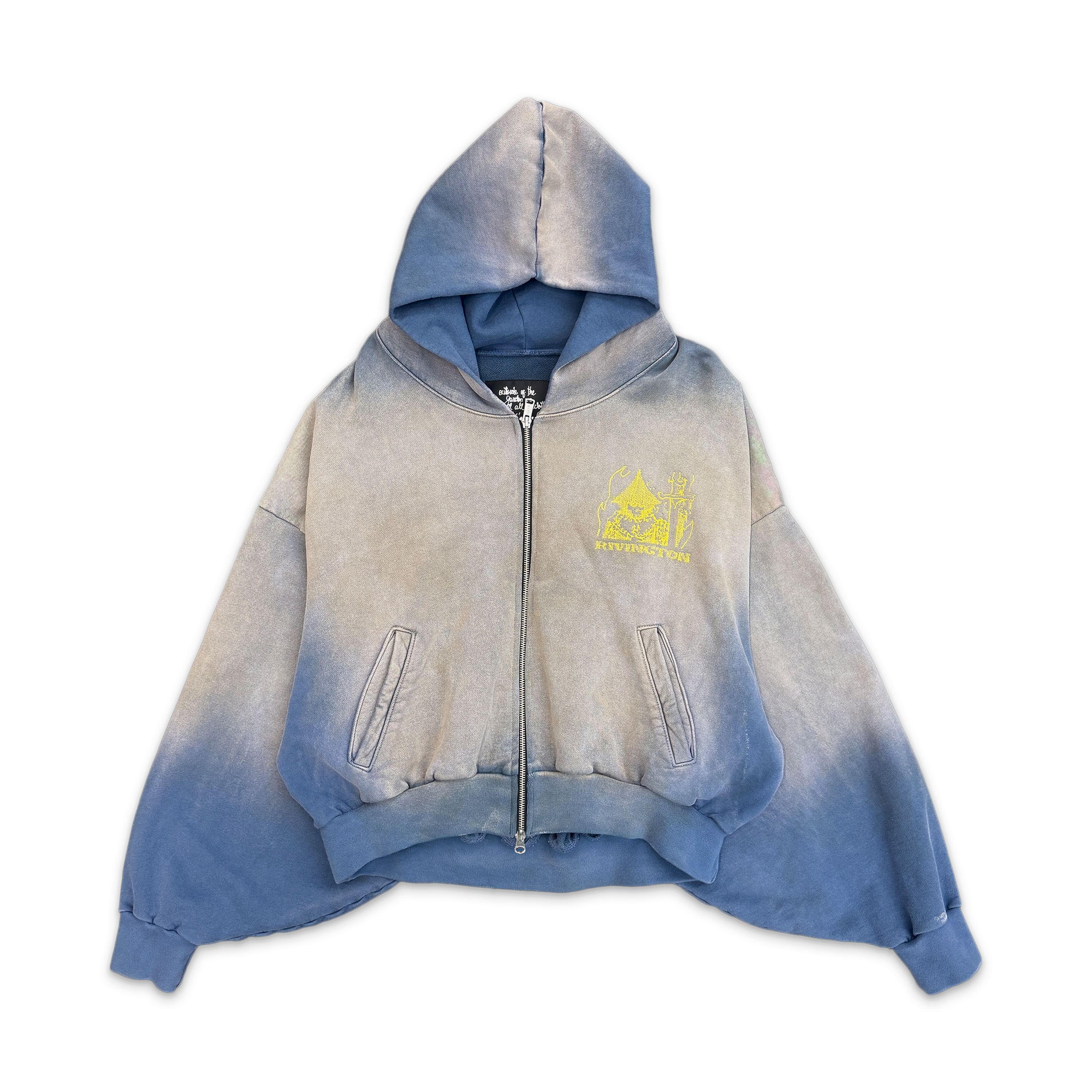 Rivington Roi Rebis (RRR123), Noahs Zip Up Hoodie "Grail Blue"