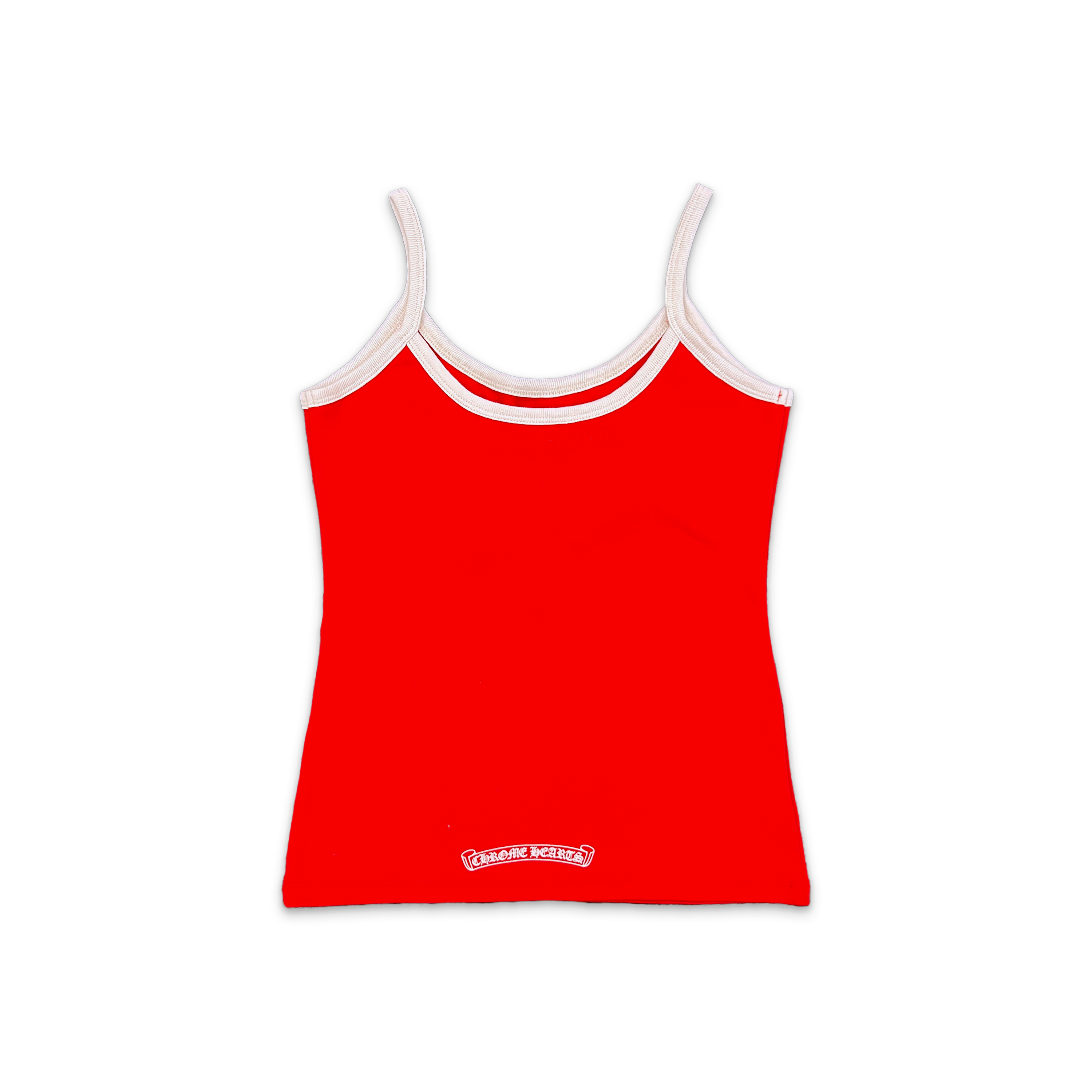 Chrome Hearts, Horseshoe Logo Camisole Tank Top "Red"