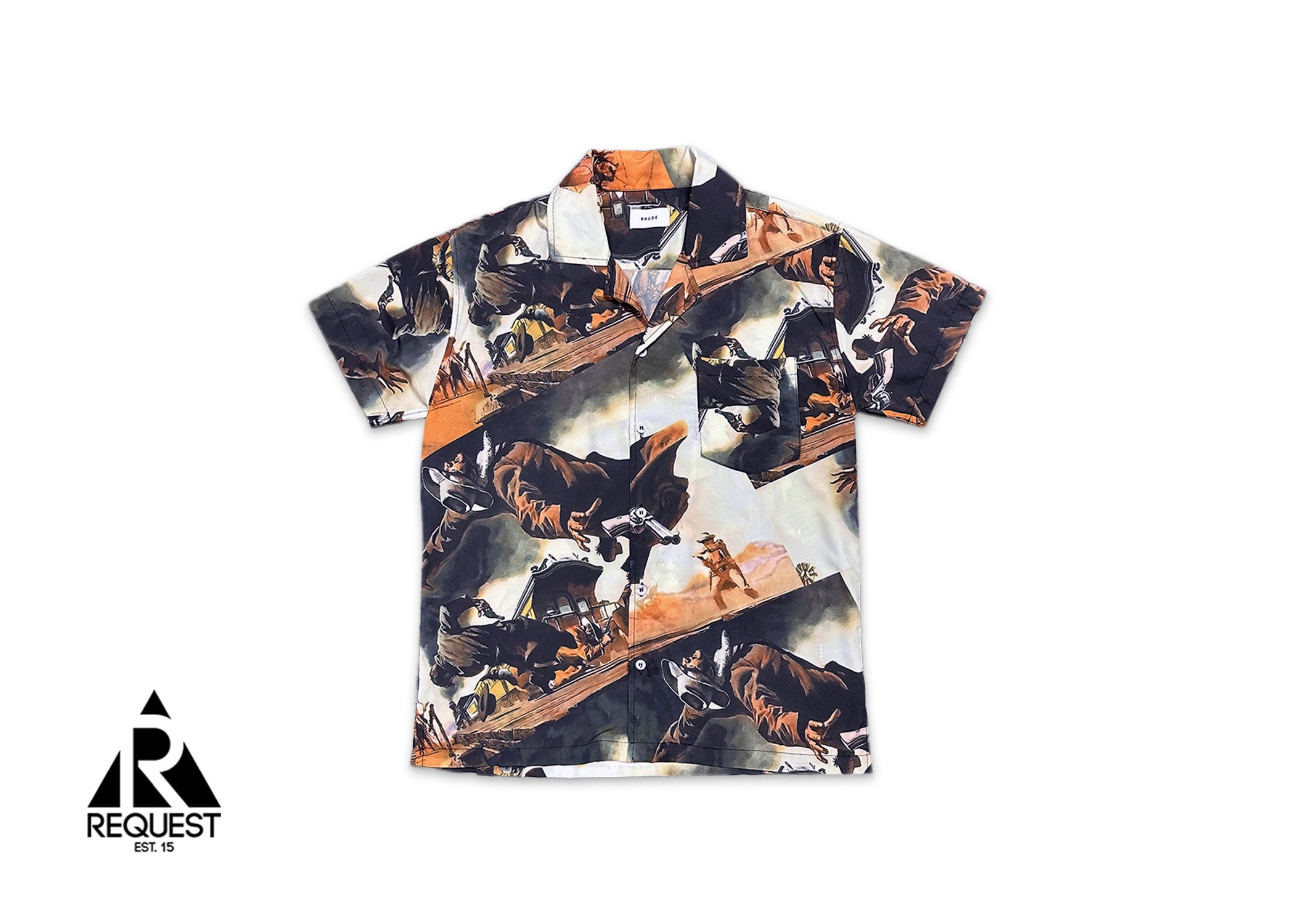 Rhude, Gunslinger Button Down Shirt “Multicolor"