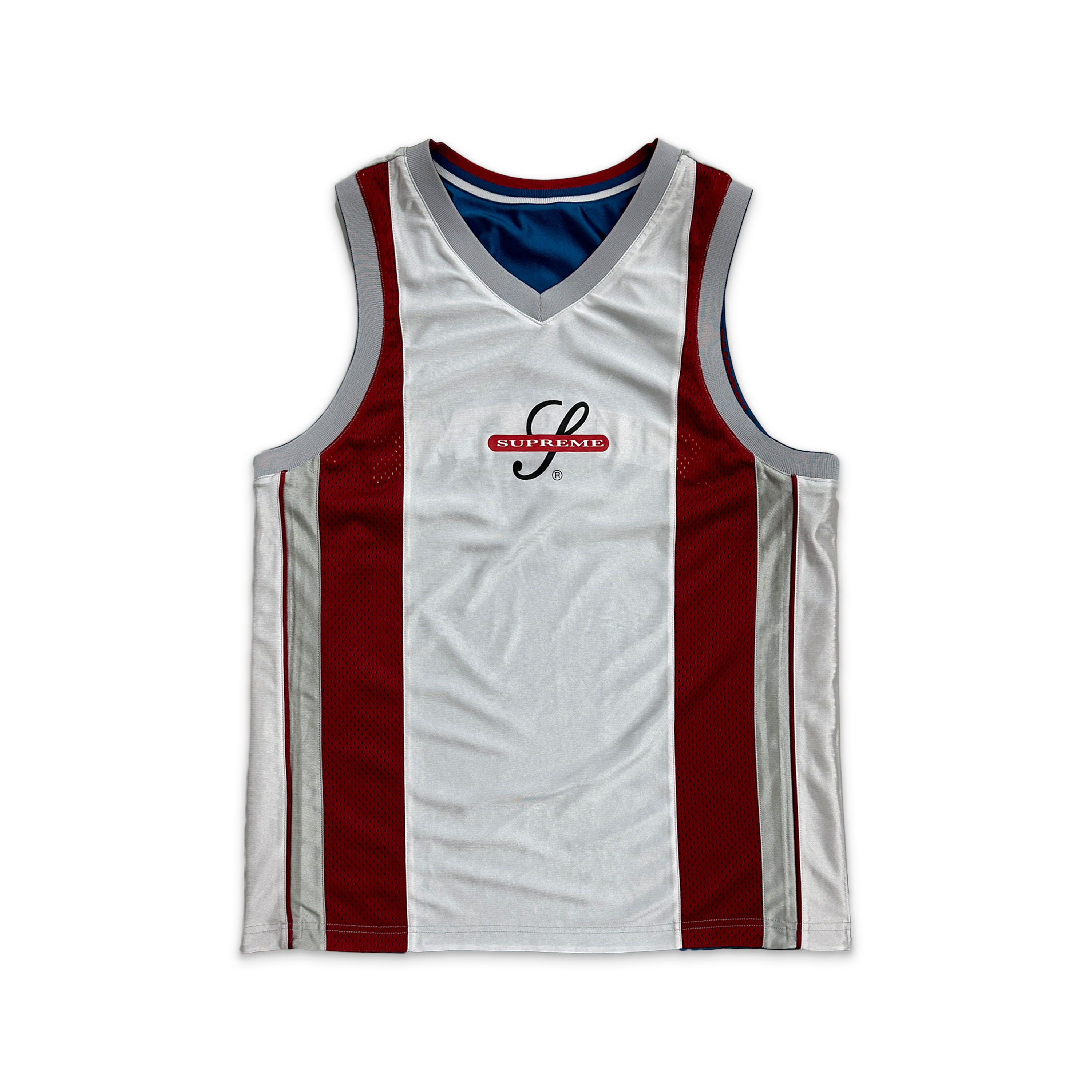 Supreme, Reversible Basketball Jersey "Royal"