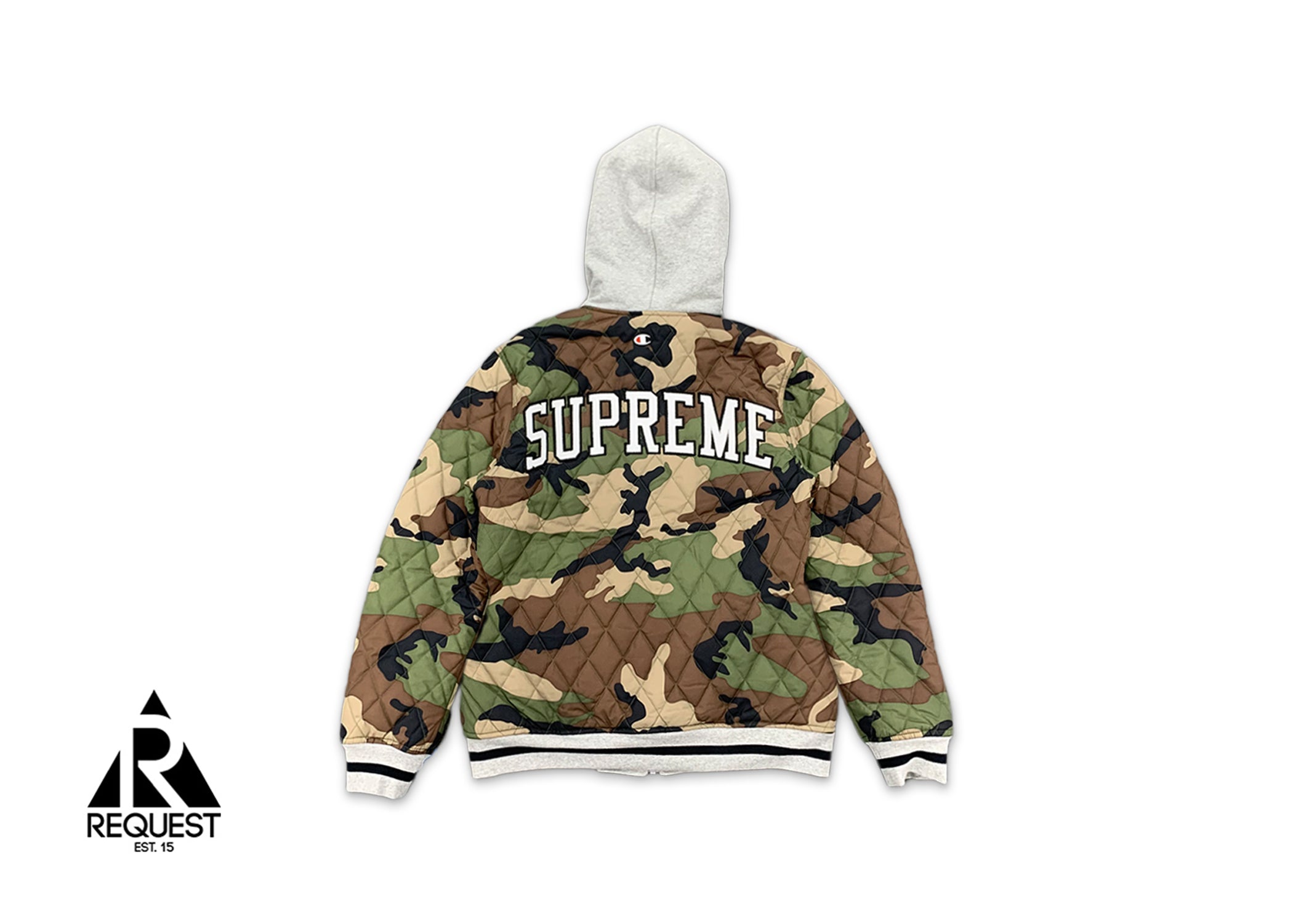 Supreme, Champion Reversible Hooded Jacket "Camo"