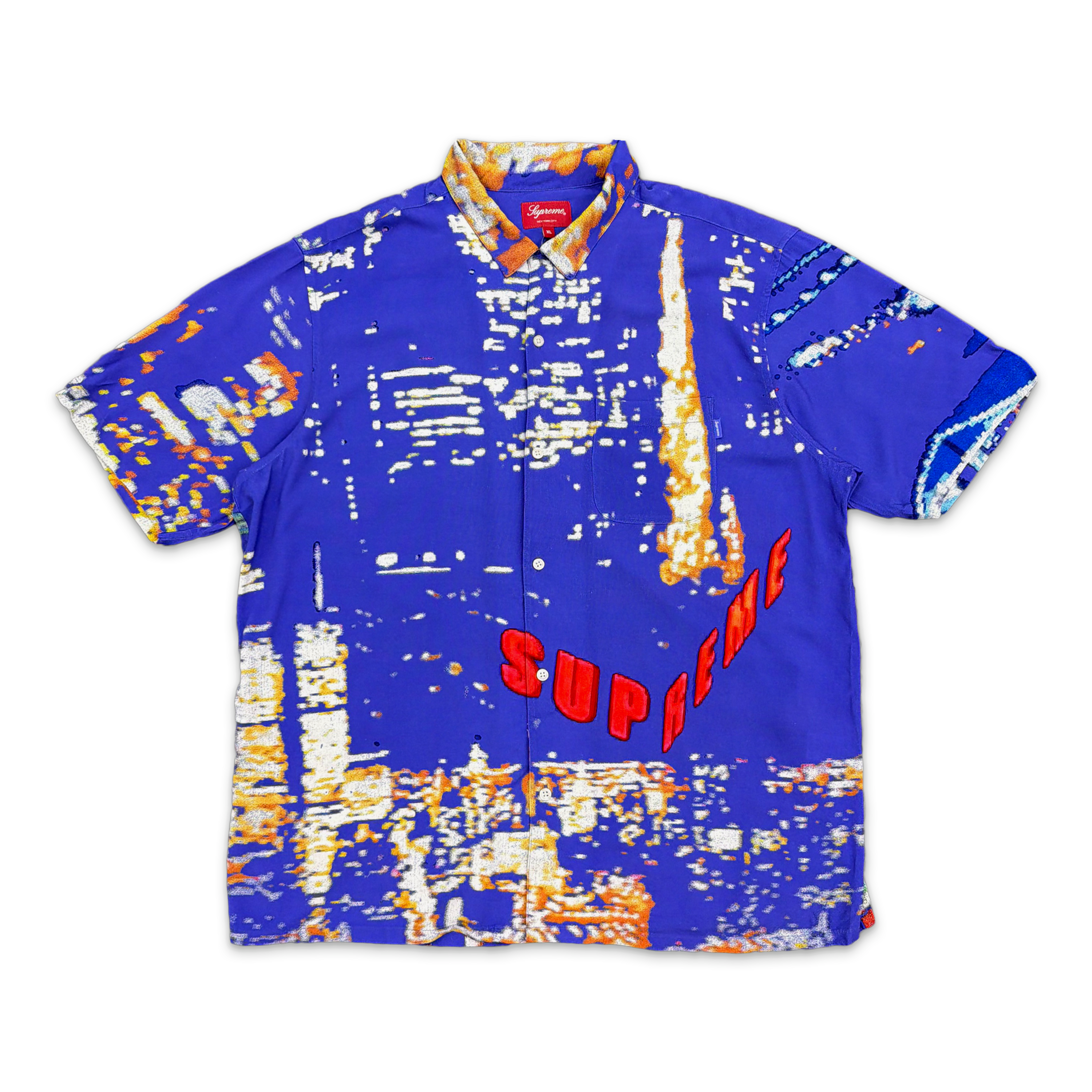 City Lights Rayon S/S Shirt "Purple"