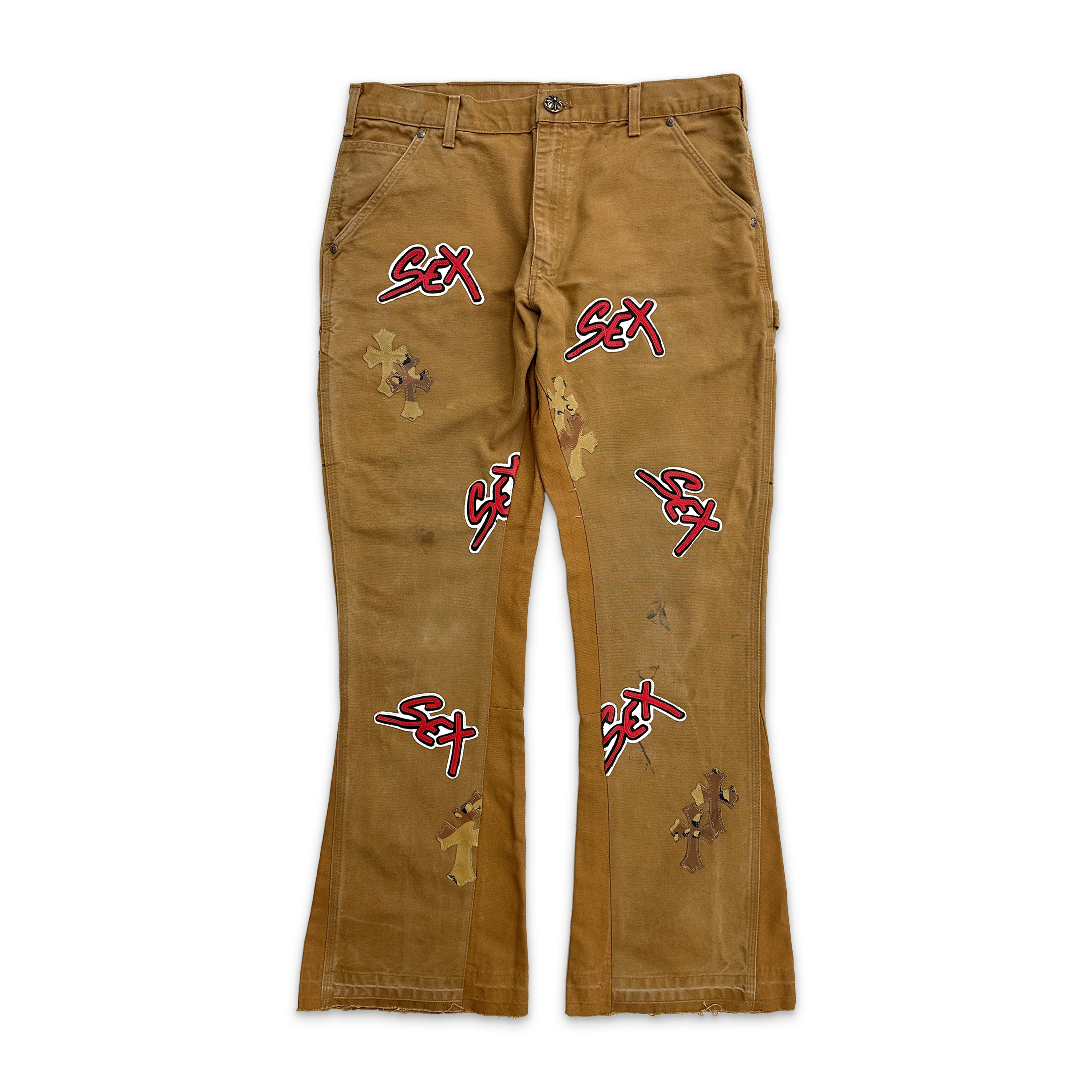 Chrome Hearts, Gallery Dept. Flare Carpenter Pants "Tan"