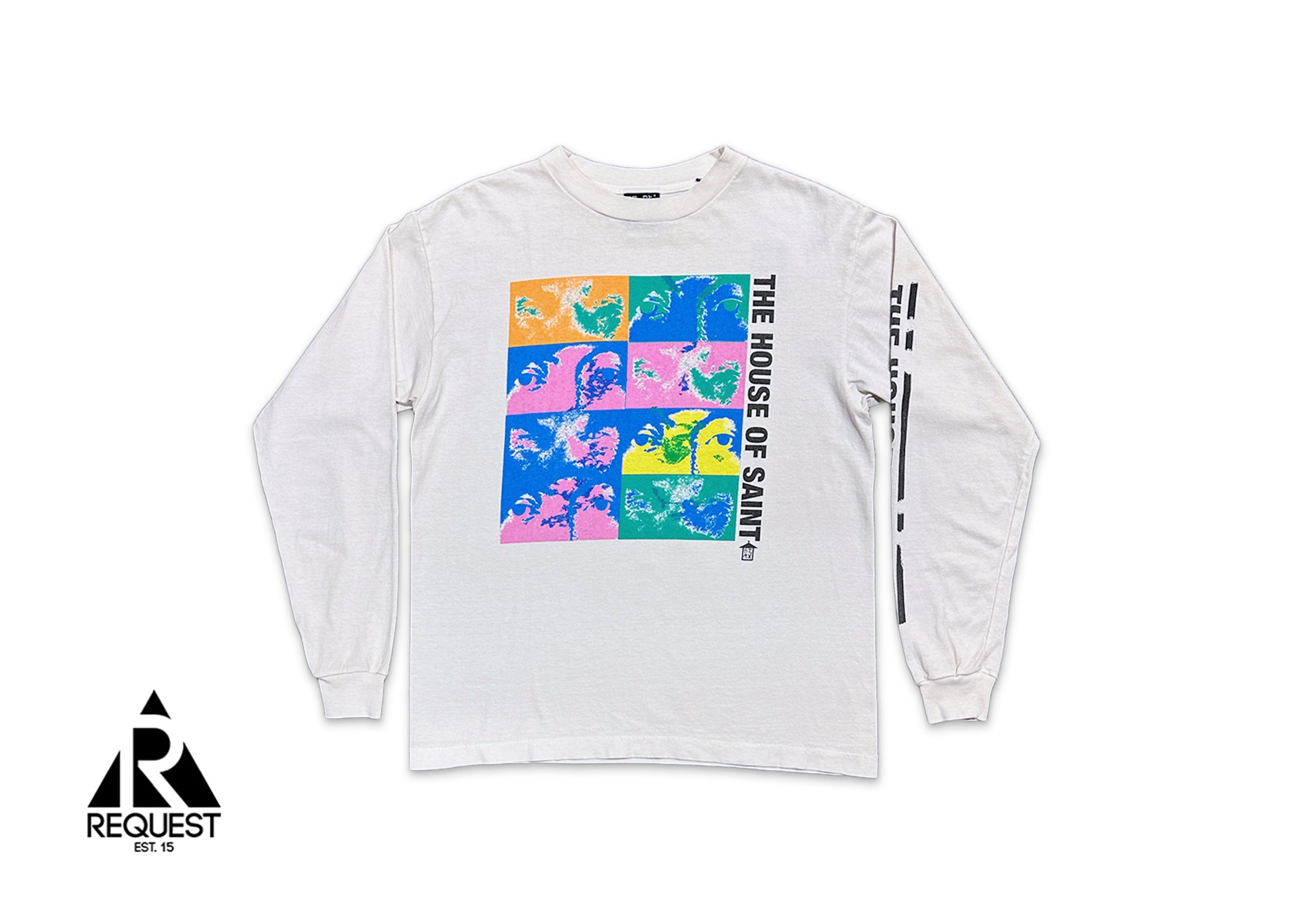 Saint Michael, The Saint House L/S Tee "White"
