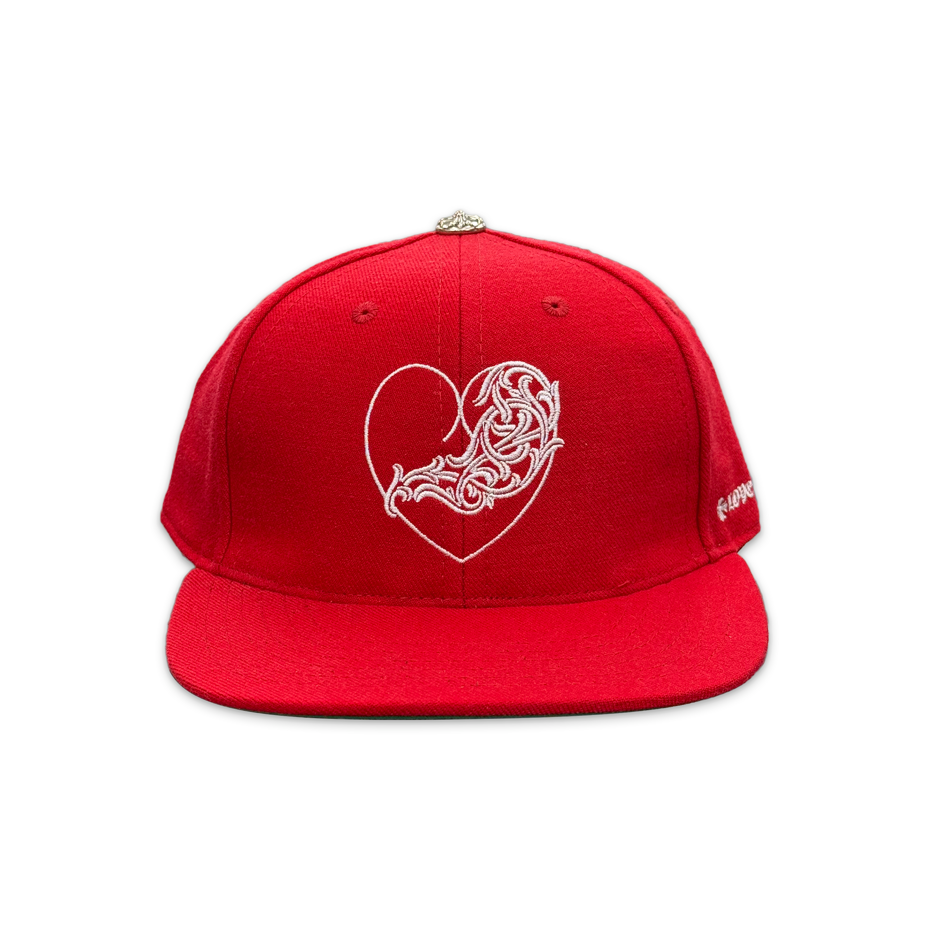 Chrome Hearts, Sacred Heart Fitted Hat "Red"
