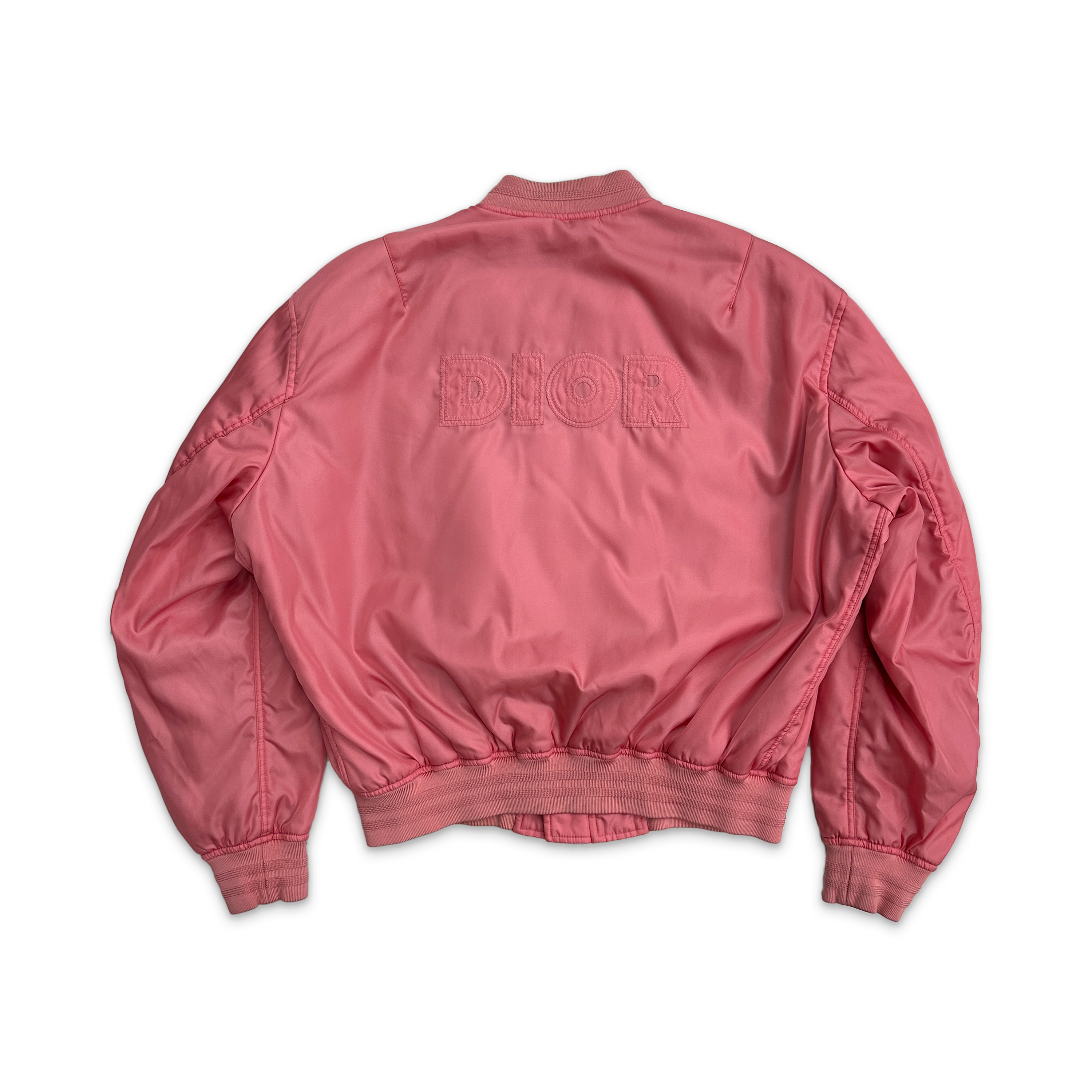 Dior, Saddle Satin Bomer Jacket "Pink"