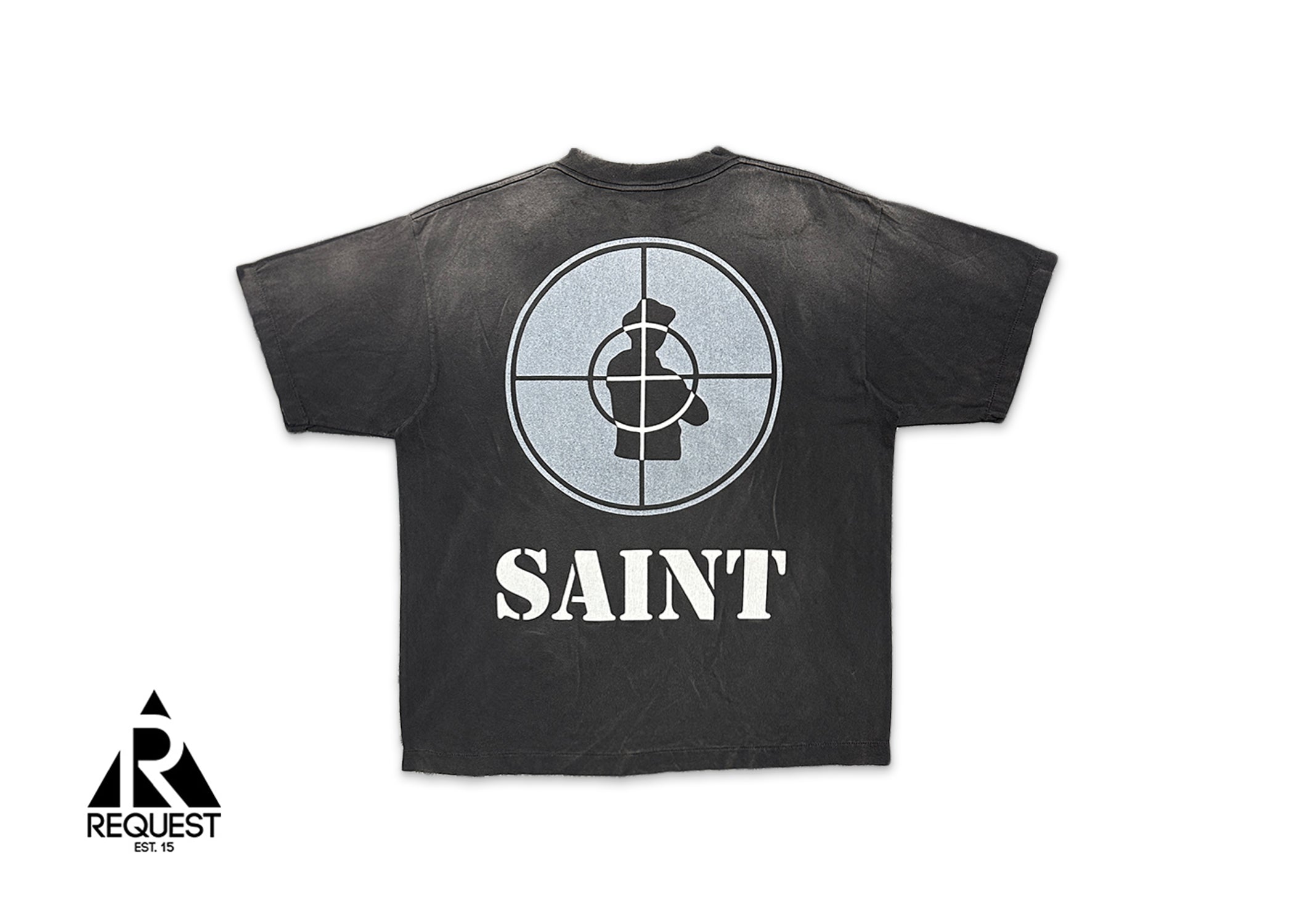 Saint Michael, Public Enemy Tee FW24 "Vintage Black"