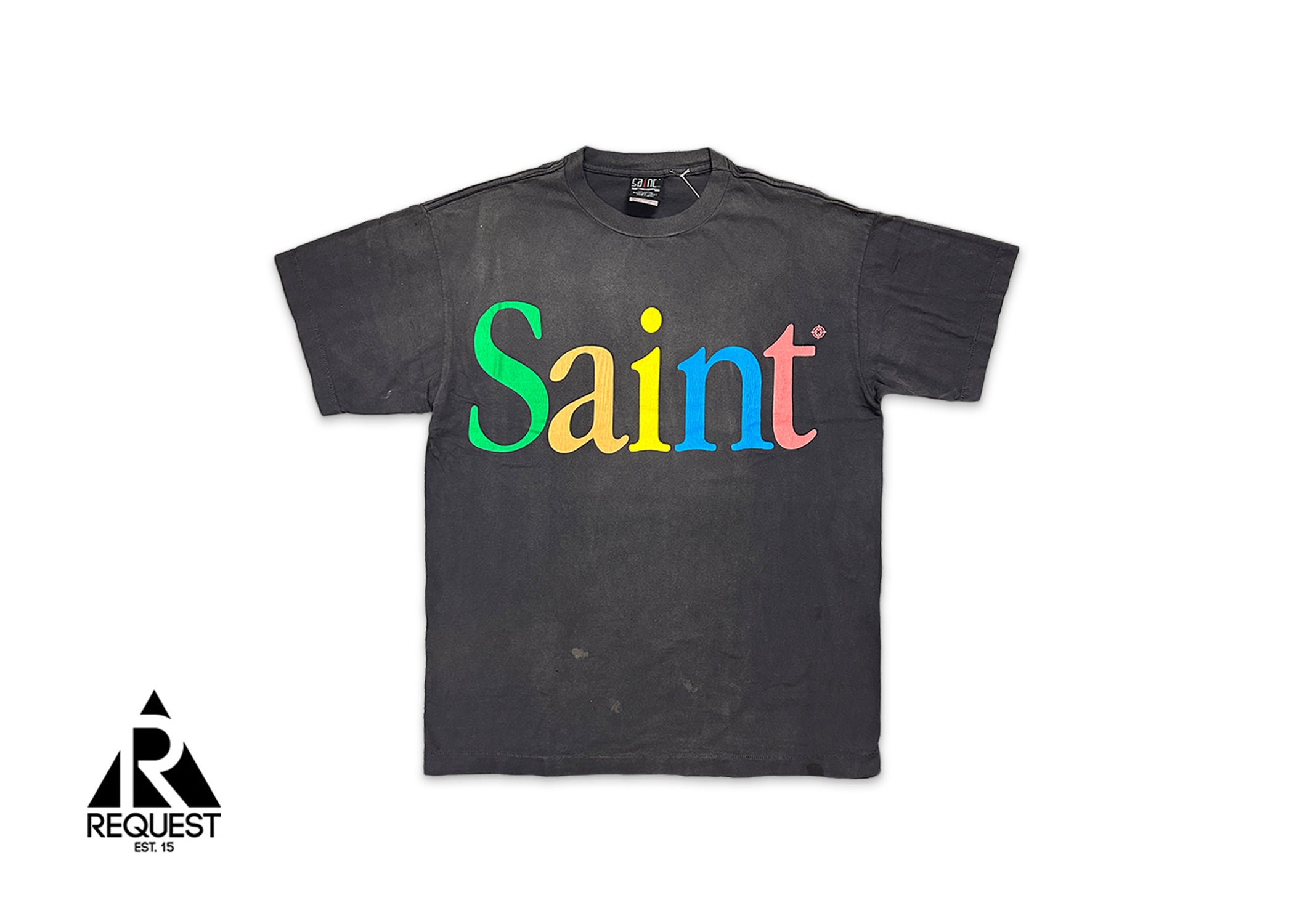 Saint Michael, Apple Colorful Saint Tee "Vintage Black"