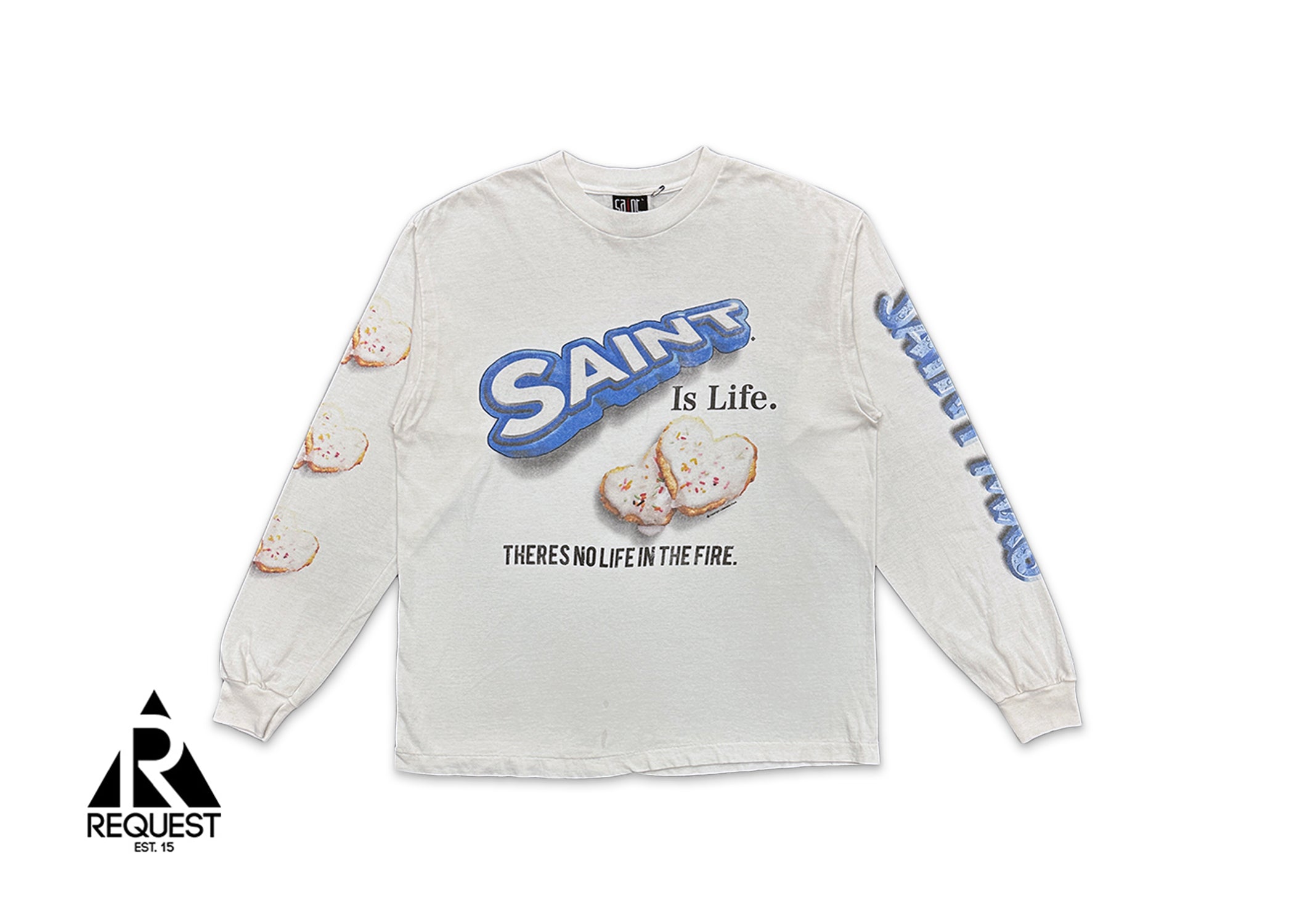 Saint Michael, Oreo L/S Tee “White”