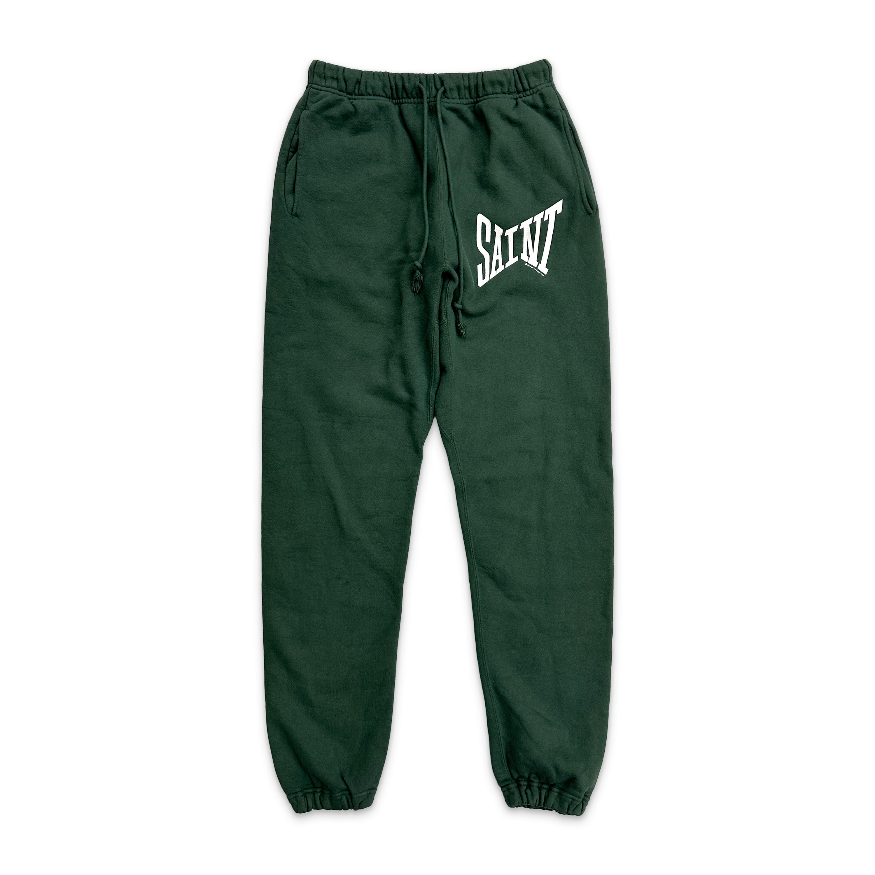 Saint Michael, Saint Ribbon Sweatpants "Forest Green"