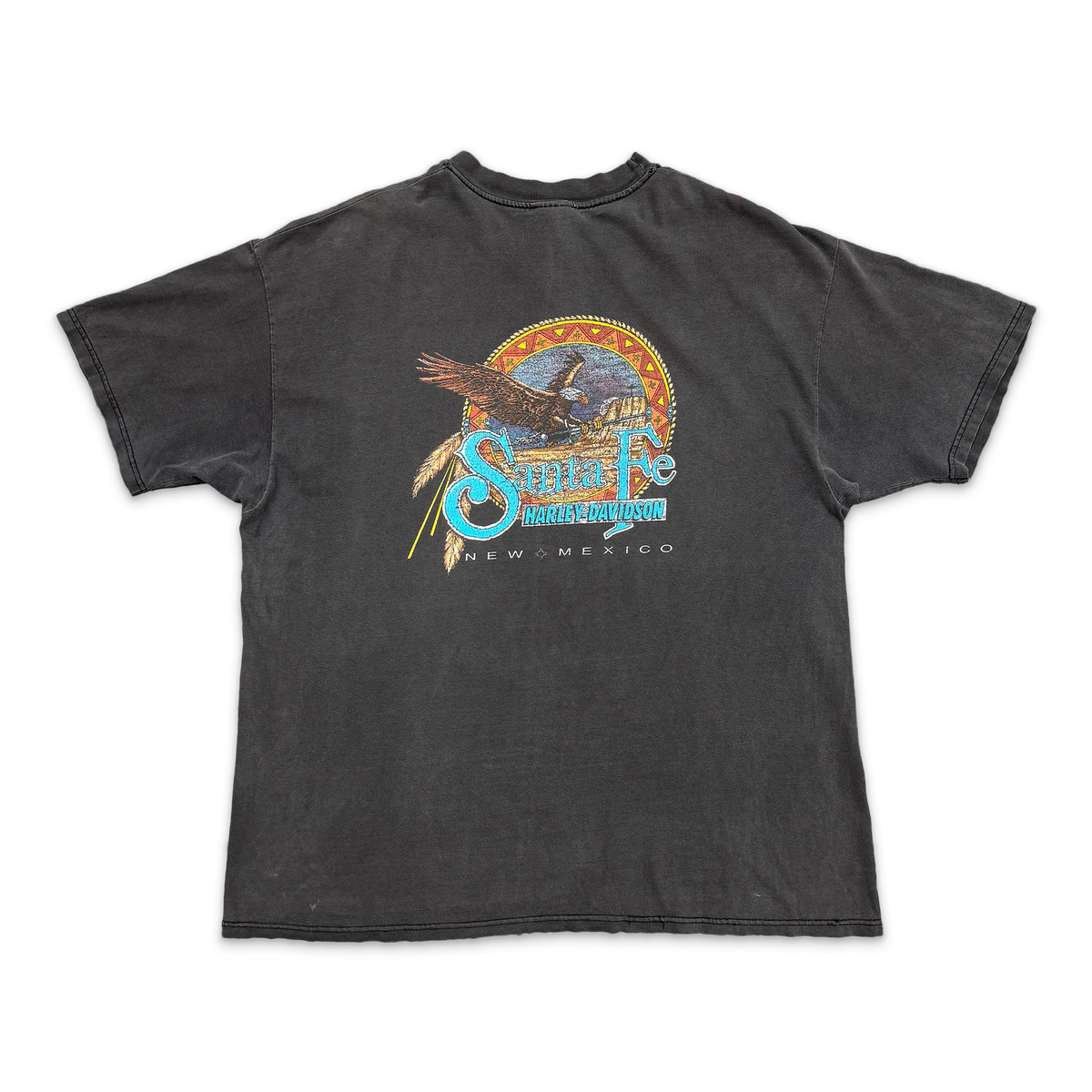 Vintage, Harley Davidson Santa Fe Tee "Vintage Grey"