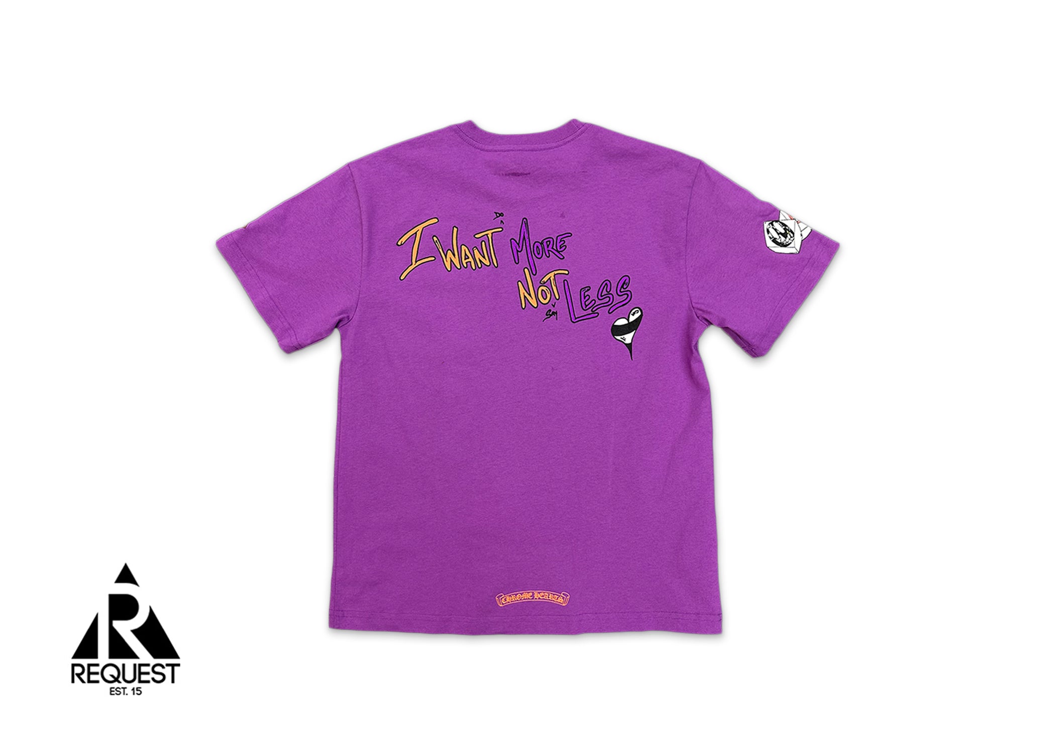 Chrome Hearts, Matty Boy I Want More Not Less Tee "Purple"