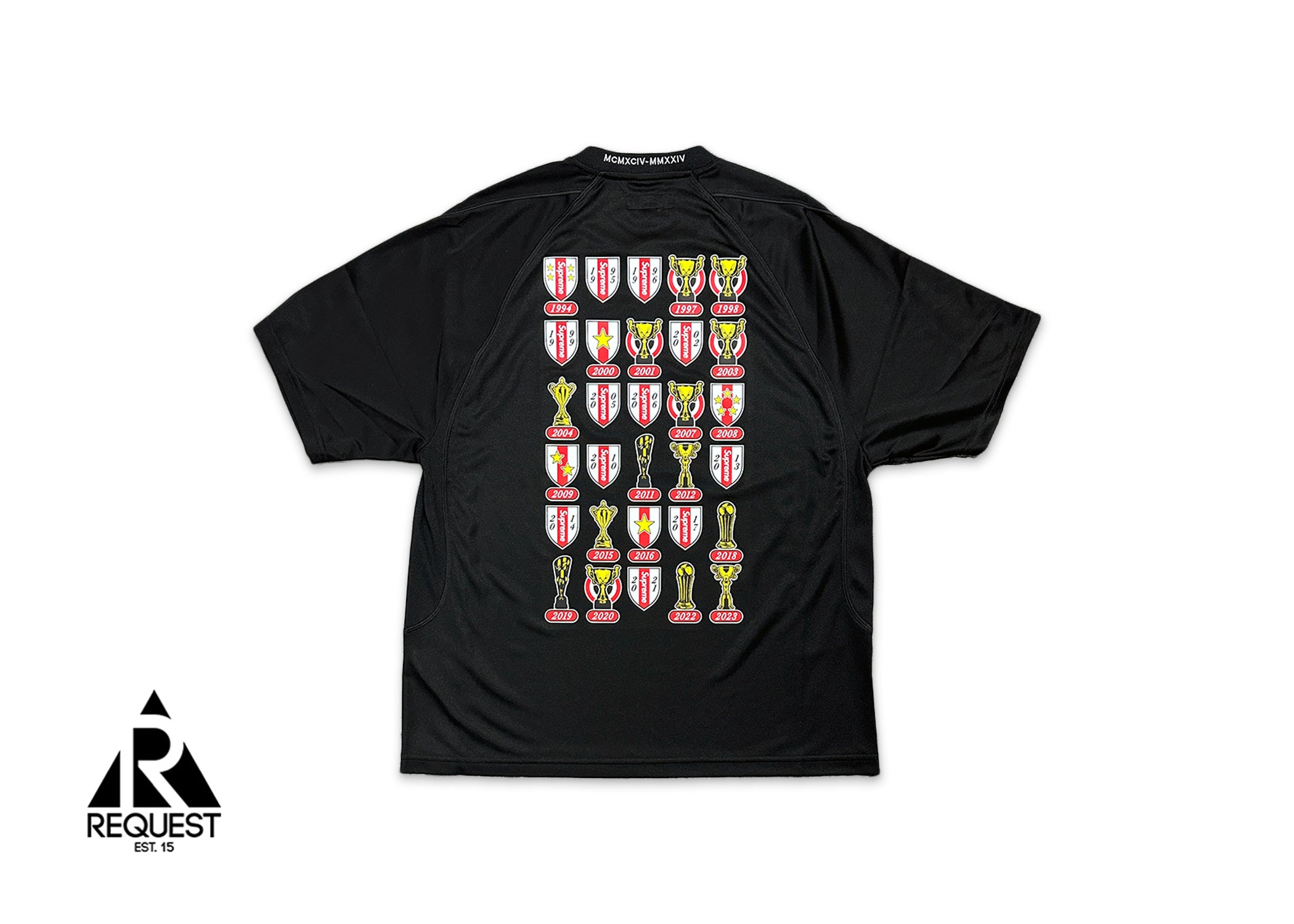 Supreme, Jacquard Soccer Jersey "Black