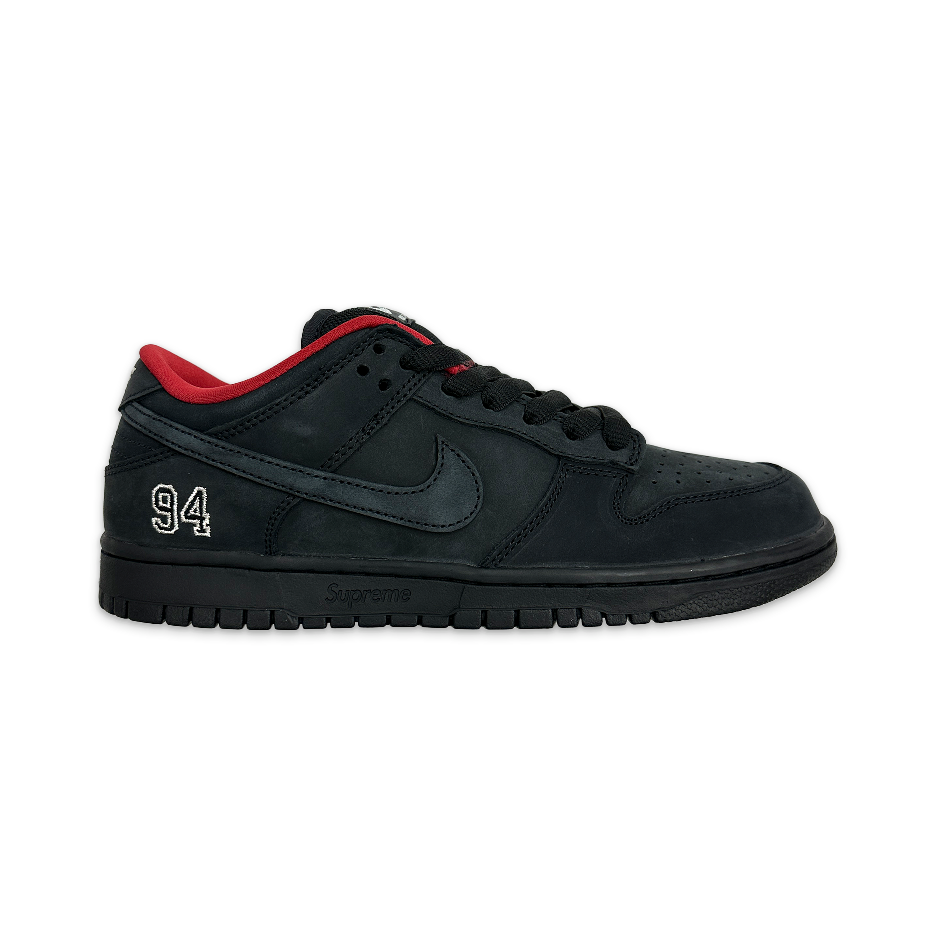 SB Dunk Low Supreme 94 "Black"