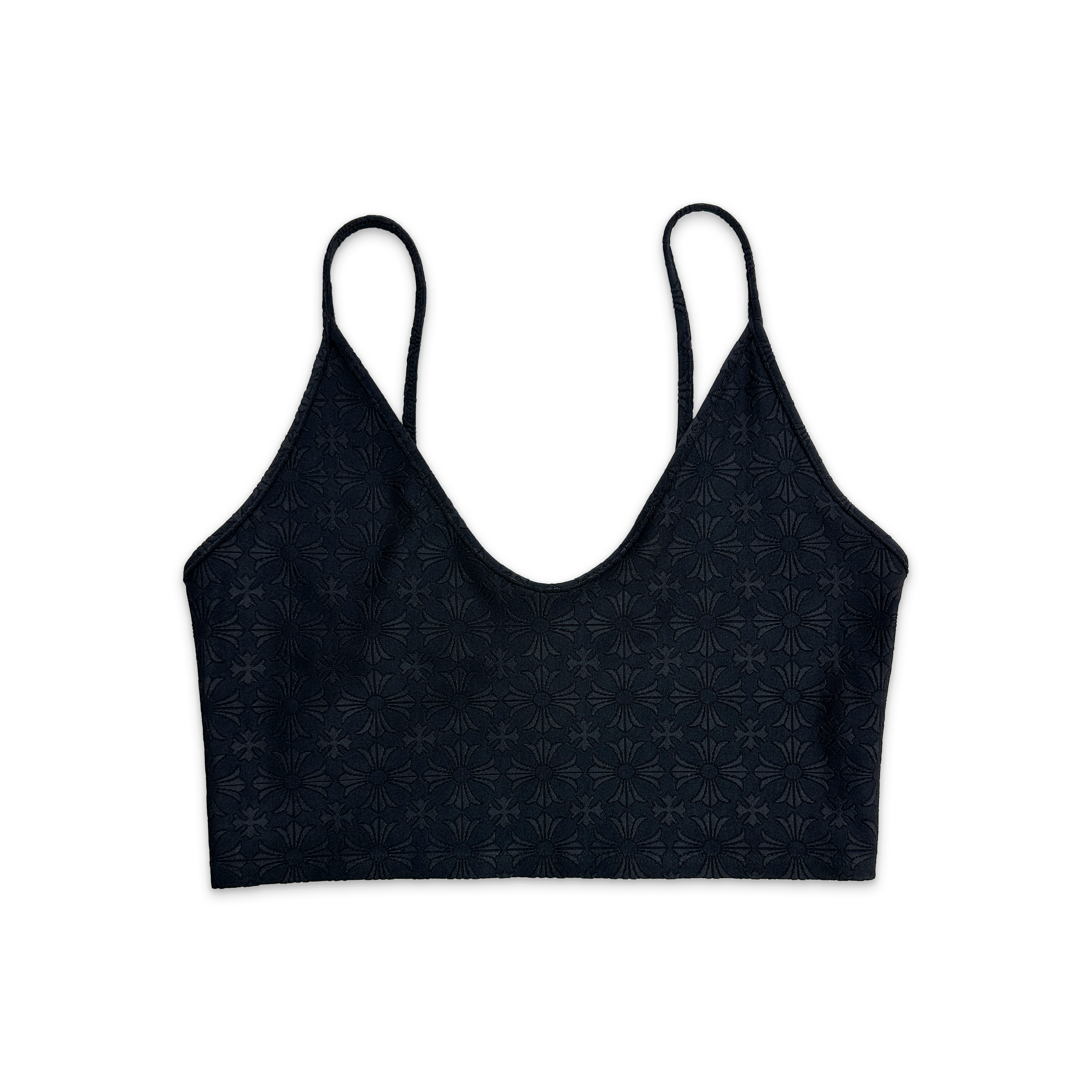 Chrome Hearts, Motif Spaghetti Strap Top "Black" (W)