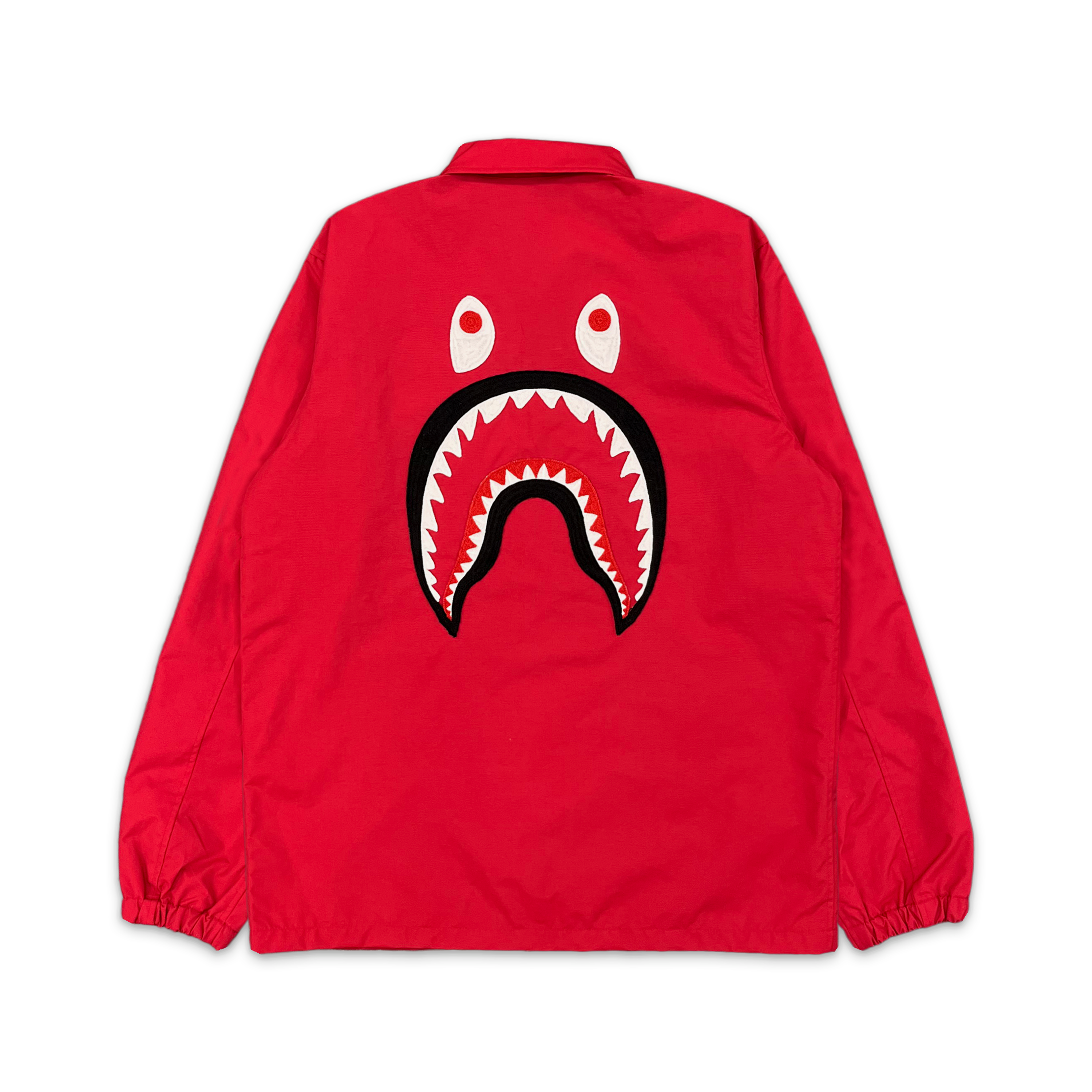 A Bathing Ape (BAPE), Shark Coaches Jacket “Red”
